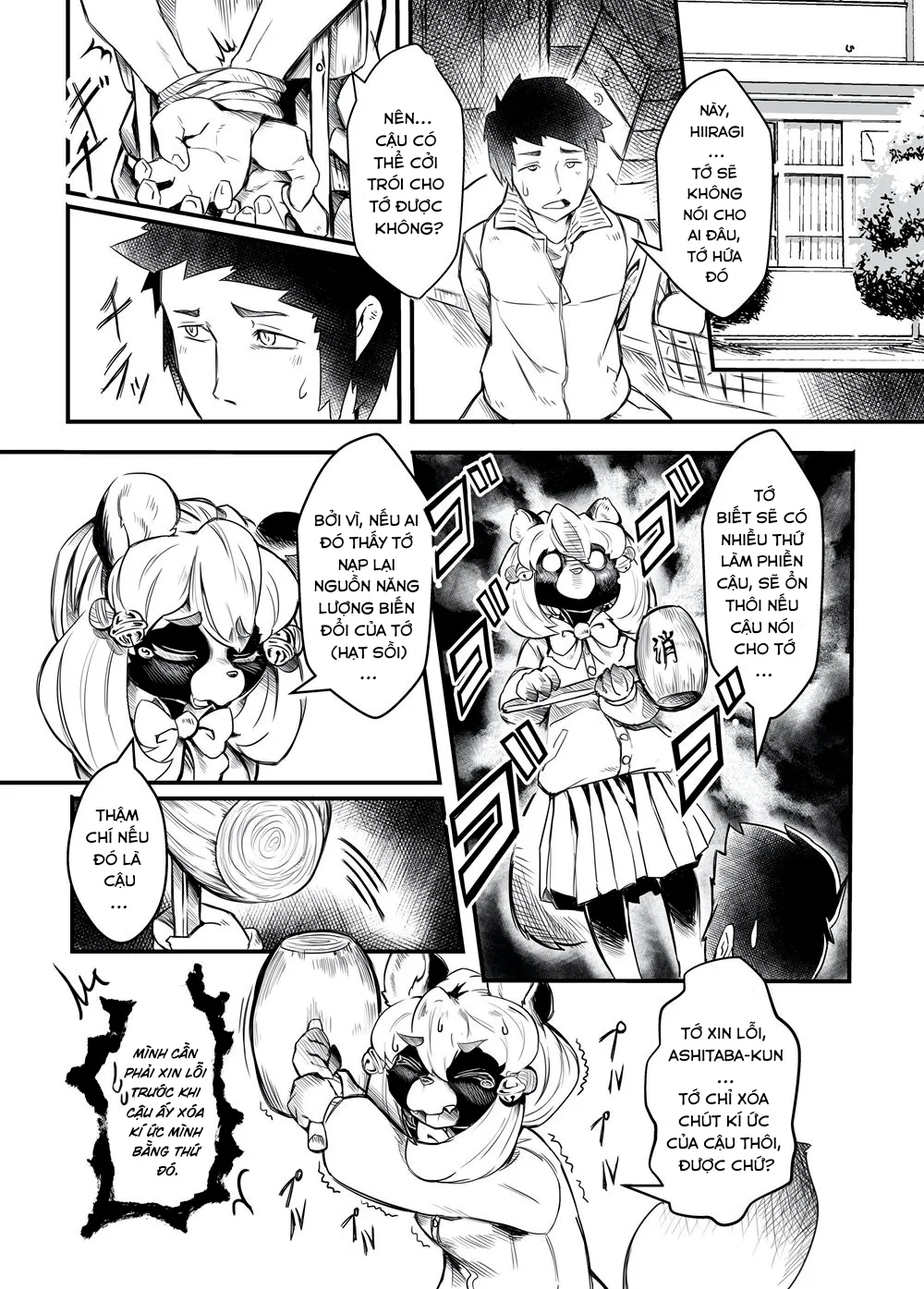 HentaiVN.net - Ảnh 9 - CLASSMATE WA BAKASHI HETA - Chap 1