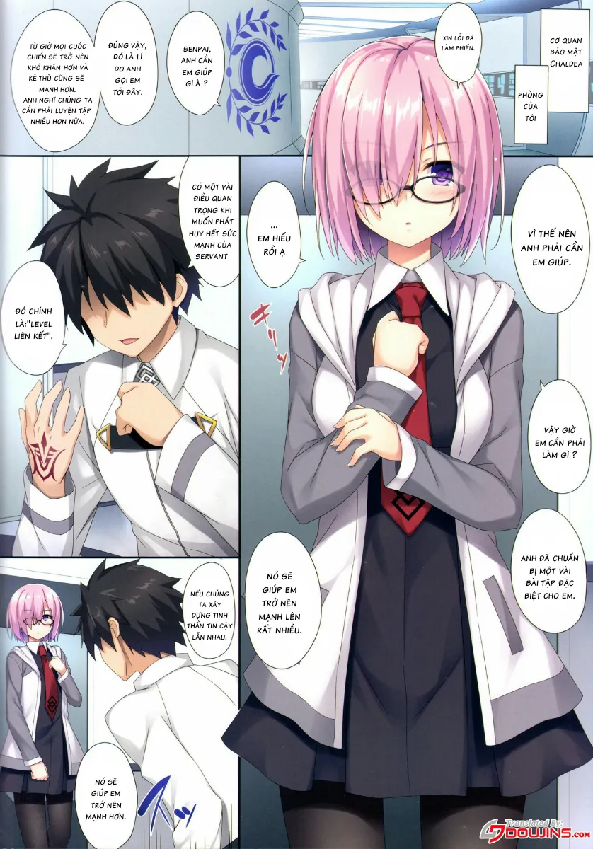 HentaiVN.net - Ảnh 5 - Mash to Himitsu no Tokkun (Fate/Grand Order) [マシュと秘密の特訓 (Fate/Grand Order)] - Chap 1