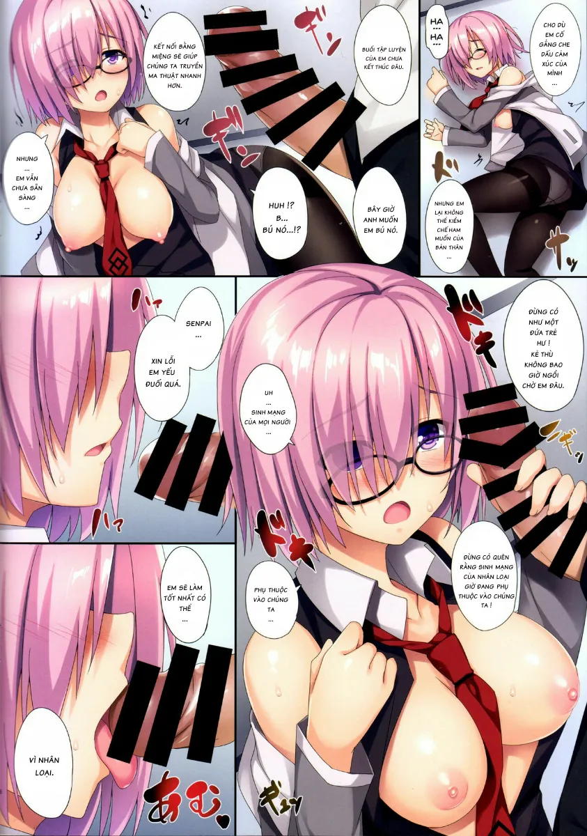 HentaiVN.net - Ảnh 9 - Mash to Himitsu no Tokkun (Fate/Grand Order) [マシュと秘密の特訓 (Fate/Grand Order)] - Chap 1