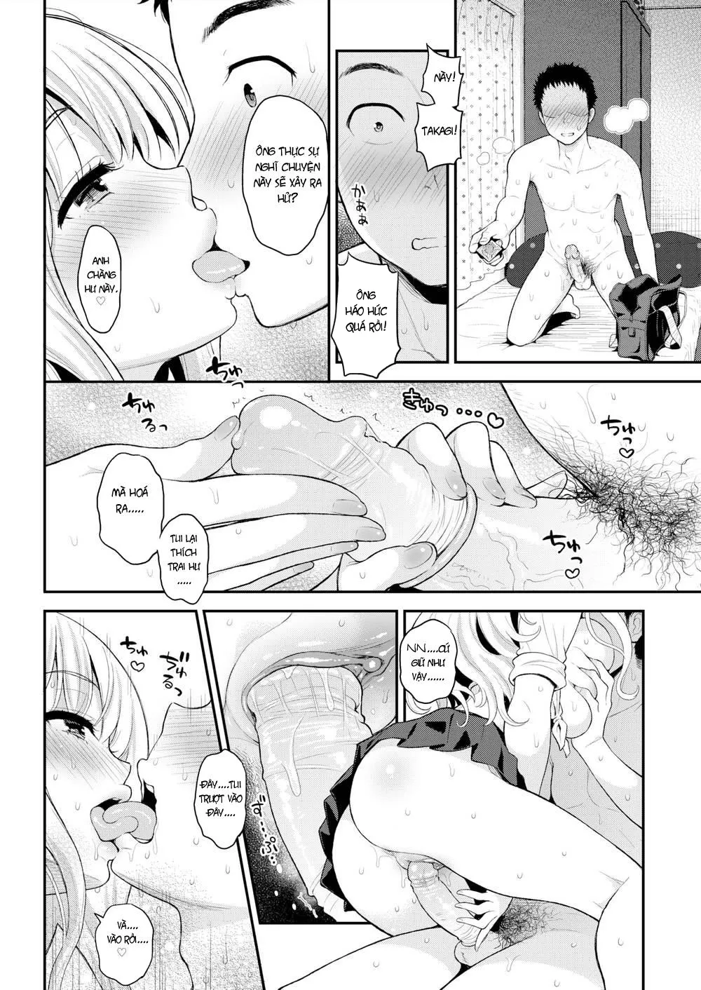 HentaiVN.net - Ảnh 16 - Slut & Loner - Chap 1