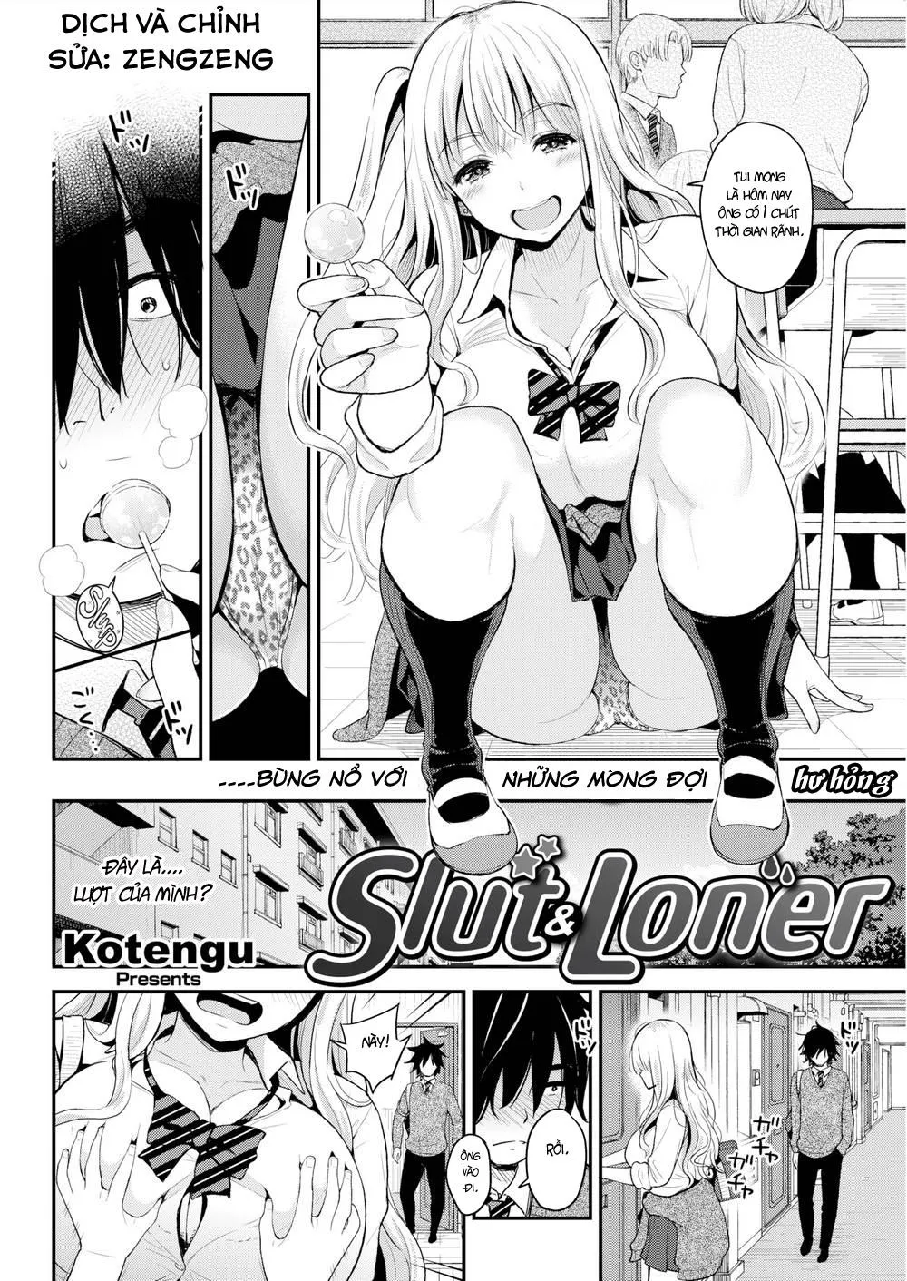 HentaiVN.net - Ảnh 6 - Slut & Loner - Chap 1