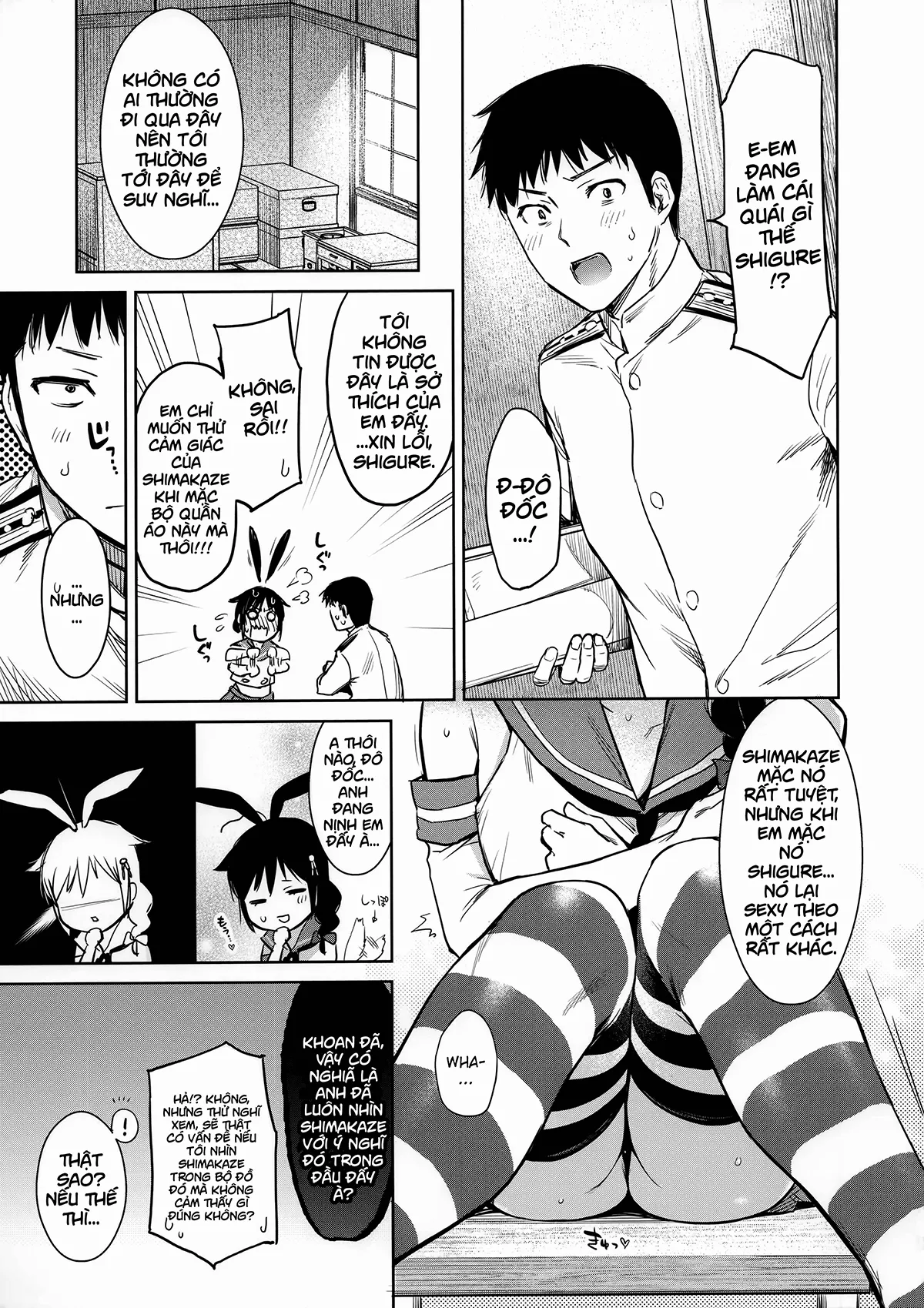 HentaiVN.net - Ảnh 4 - Shigure Change Dress - Chap 1