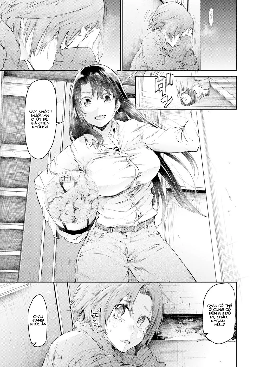 HentaiVN.net - Ảnh 3 - My First Time With My Neighbor Rino-san [Lần đầu của tôi là với cô hàng xóm Rino-san] - Chap 1