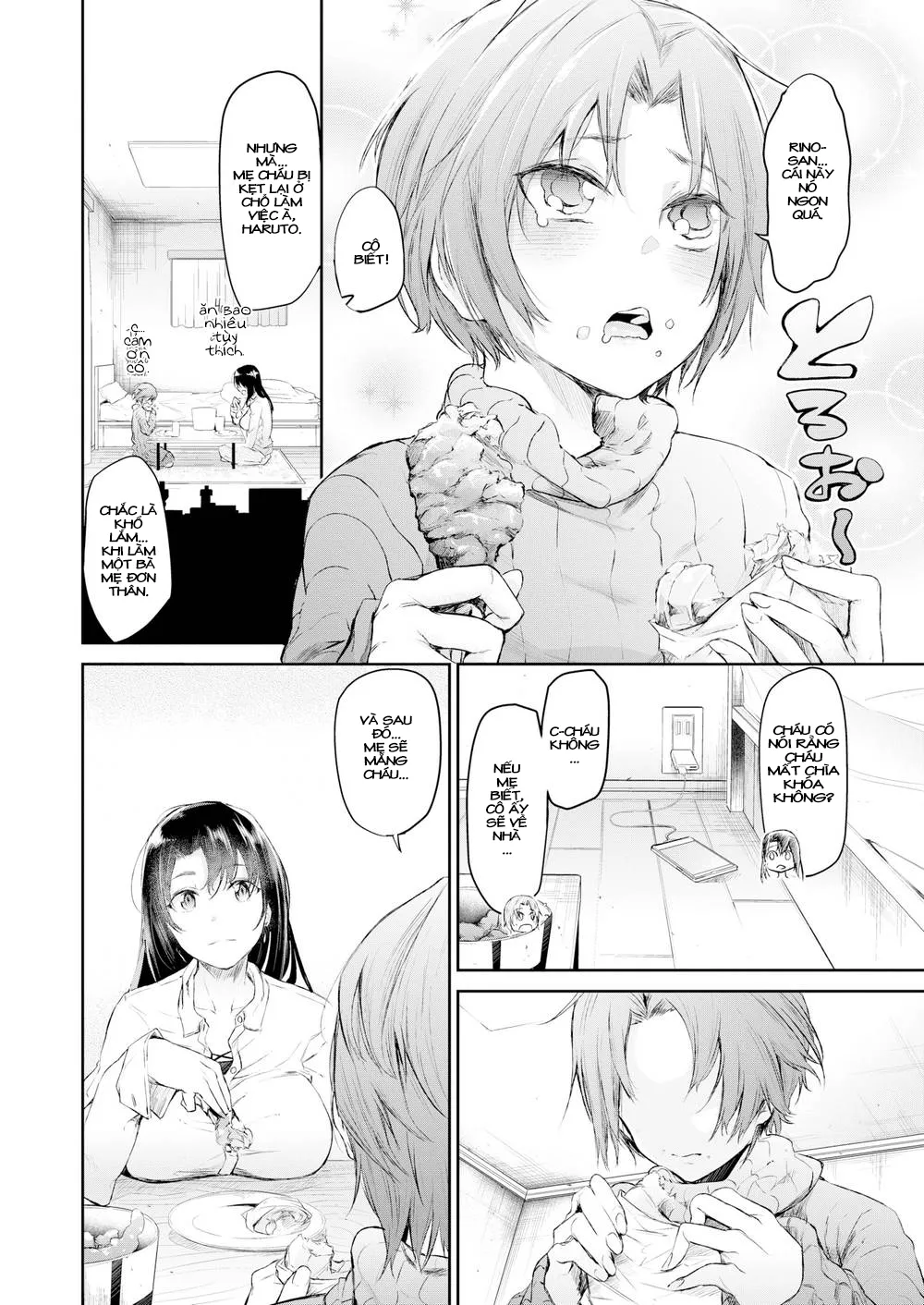 HentaiVN.net - Ảnh 4 - My First Time With My Neighbor Rino-san [Lần đầu của tôi là với cô hàng xóm Rino-san] - Chap 1