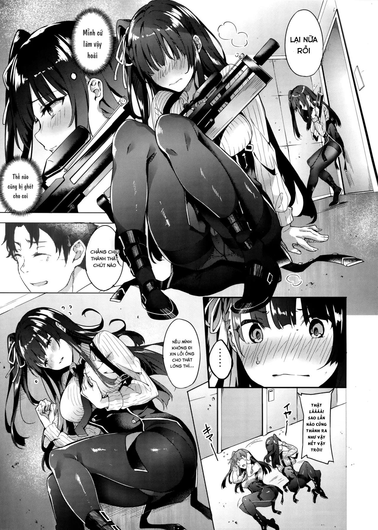 HentaiVN.net - Ảnh 6 - Wa-chan Sunao ni Naru Hon (Girls' Frontline) [わーちゃん素直になる本 (少女前線)] - Chap 1