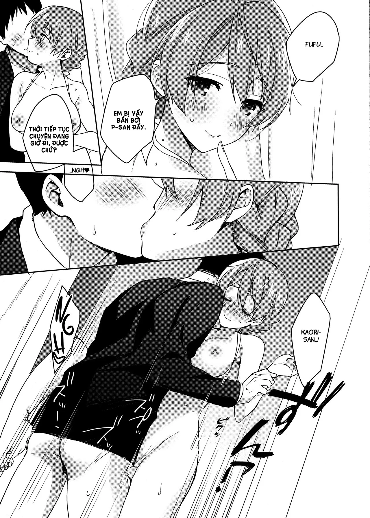 HentaiVN.net - Ảnh 15 - Kaori-San No Mizugi Ni Muramura Shitara, - Chap 1