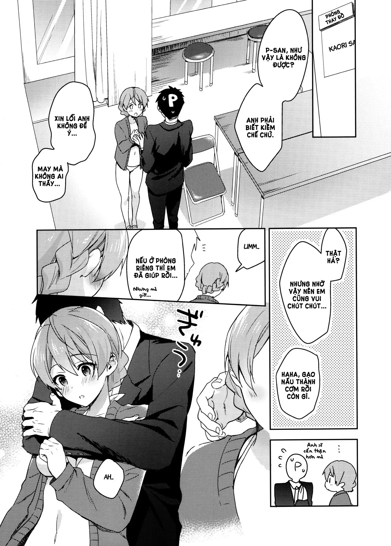 HentaiVN.net - Ảnh 5 - Kaori-San No Mizugi Ni Muramura Shitara, - Chap 1