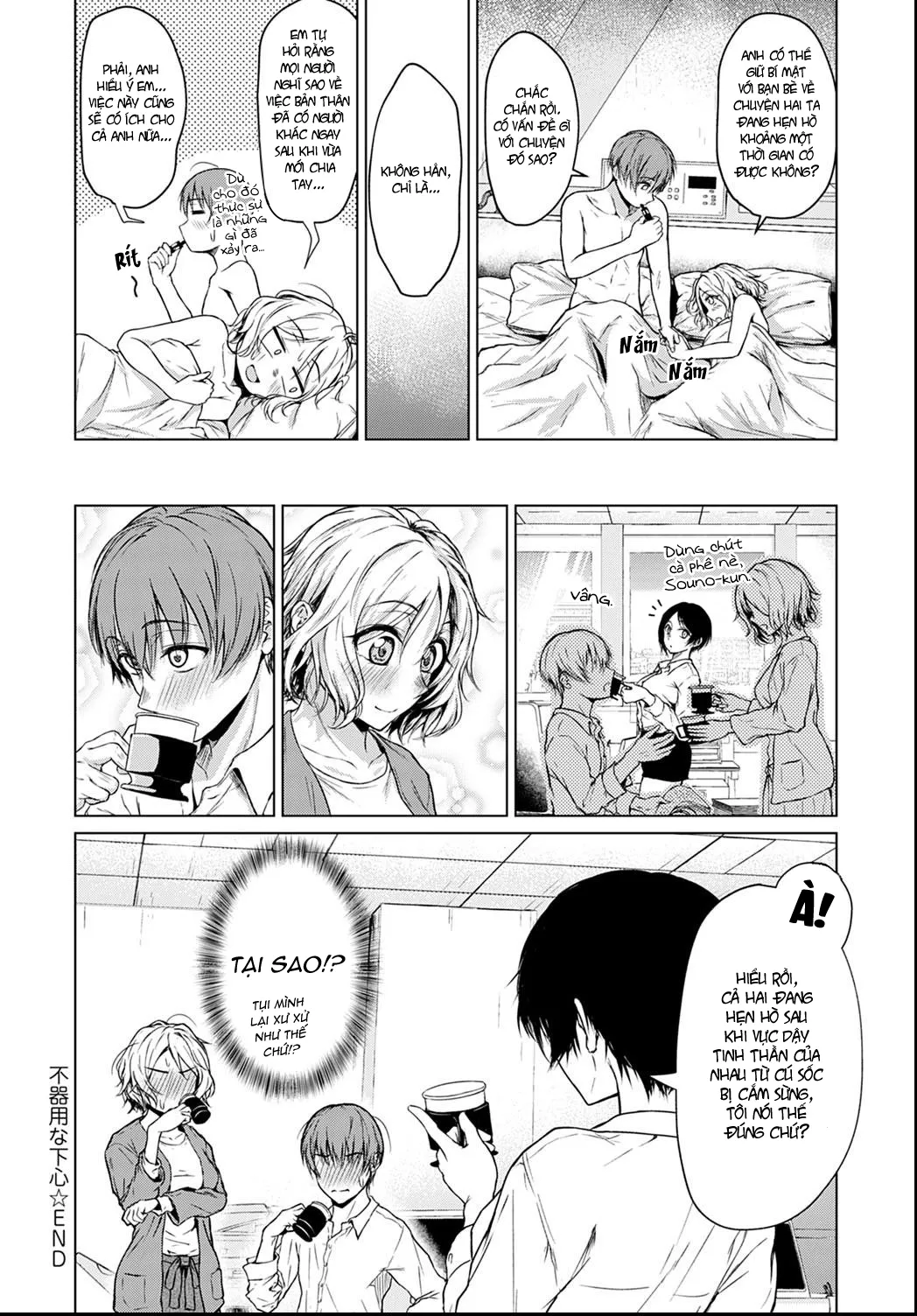 HentaiVN.net - Ảnh 25 - Bukiyou na Shitagokoro [不器用な下心; A Clumsy Ulterior Motive] - Chap 1