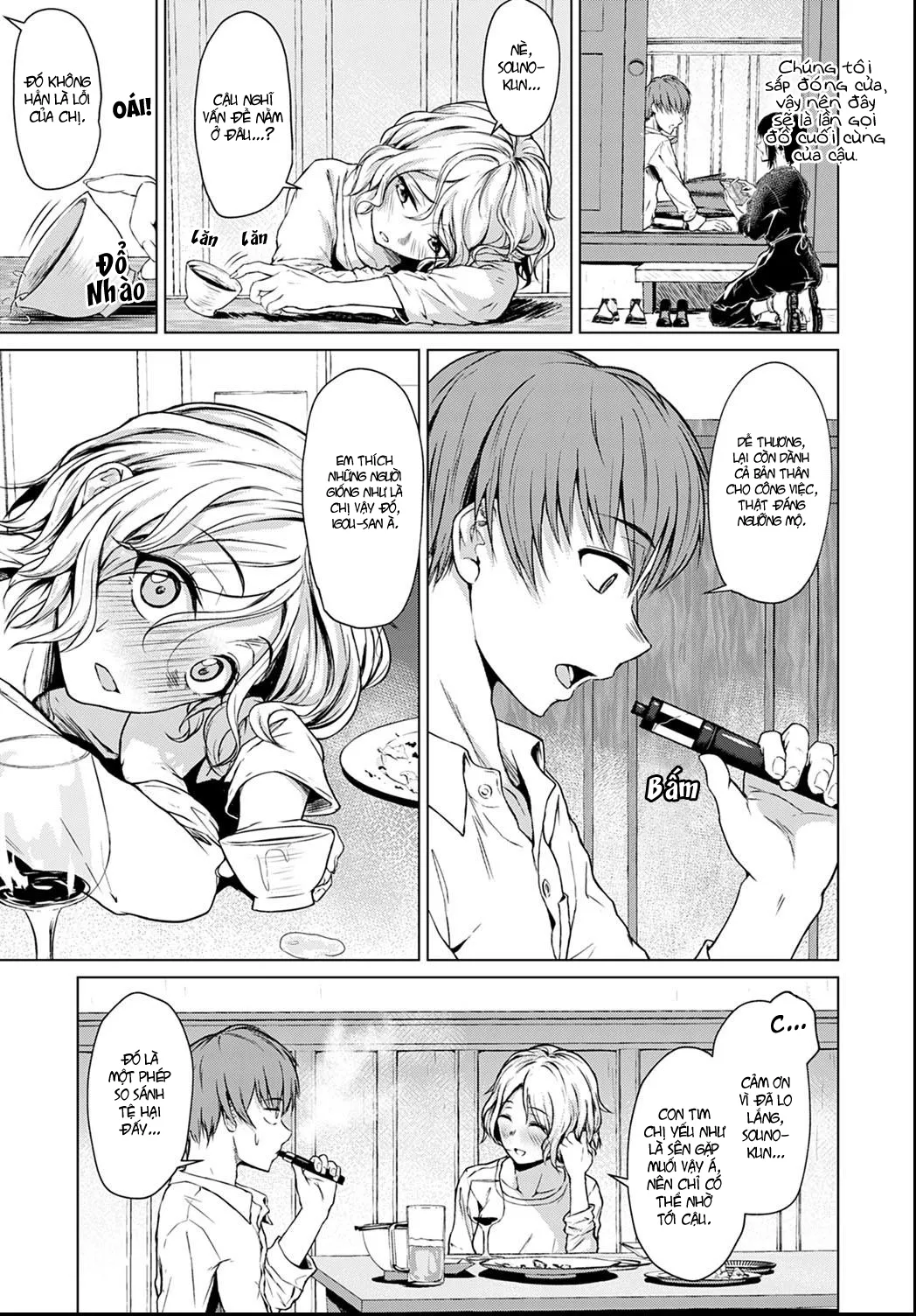 HentaiVN.net - Ảnh 6 - Bukiyou na Shitagokoro [不器用な下心; A Clumsy Ulterior Motive] - Chap 1