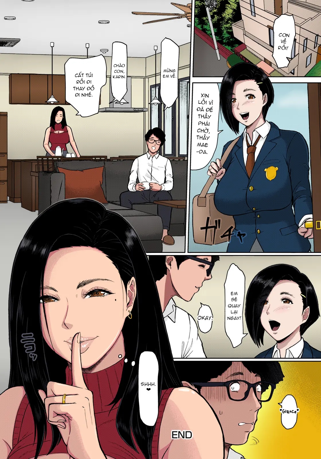 HentaiVN.net - Ảnh 20 - Anh gia sư này đến mẹ của học sinh cũng không tha! - Chap 1