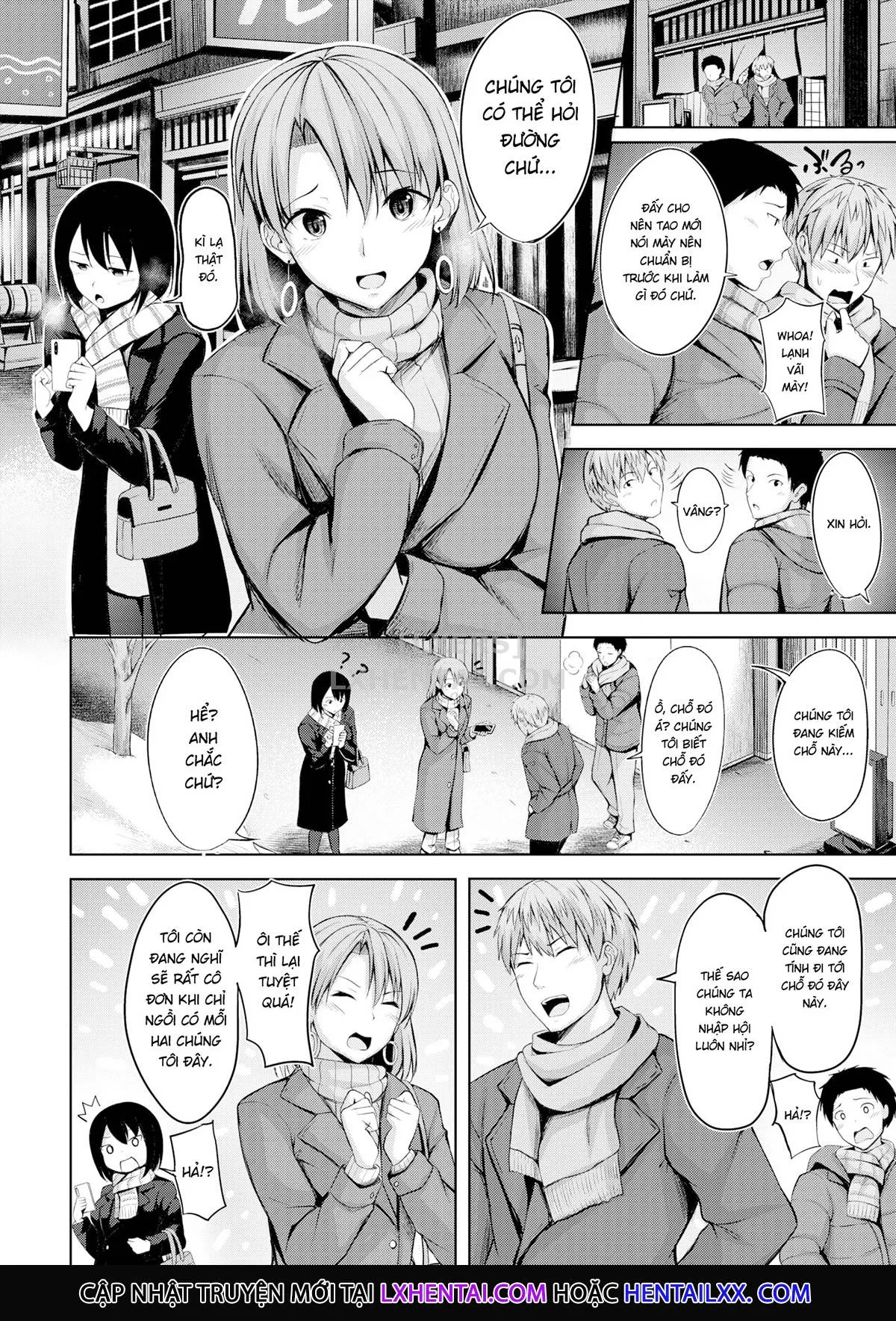HentaiVN.net - Ảnh 3 - Snowfall Love [Comic Kairakuten BEAST 2021-02] - Chap 1