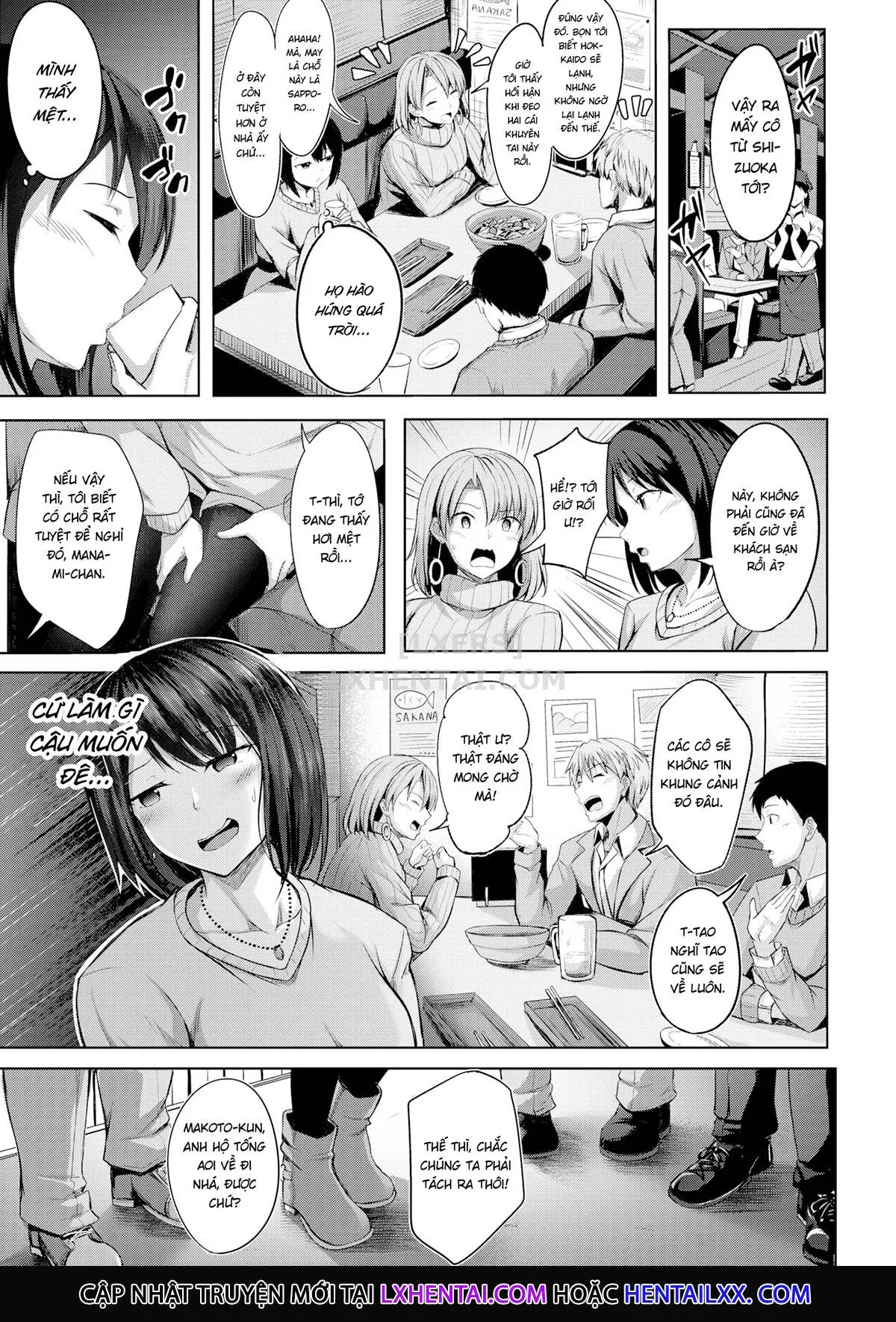 HentaiVN.net - Ảnh 4 - Snowfall Love [Comic Kairakuten BEAST 2021-02] - Chap 1