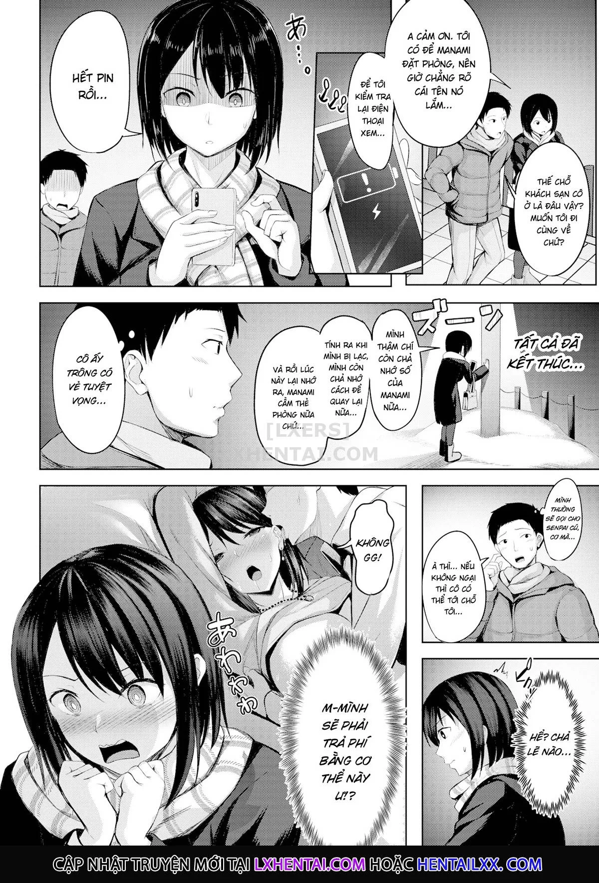 HentaiVN.net - Ảnh 5 - Snowfall Love [Comic Kairakuten BEAST 2021-02] - Chap 1