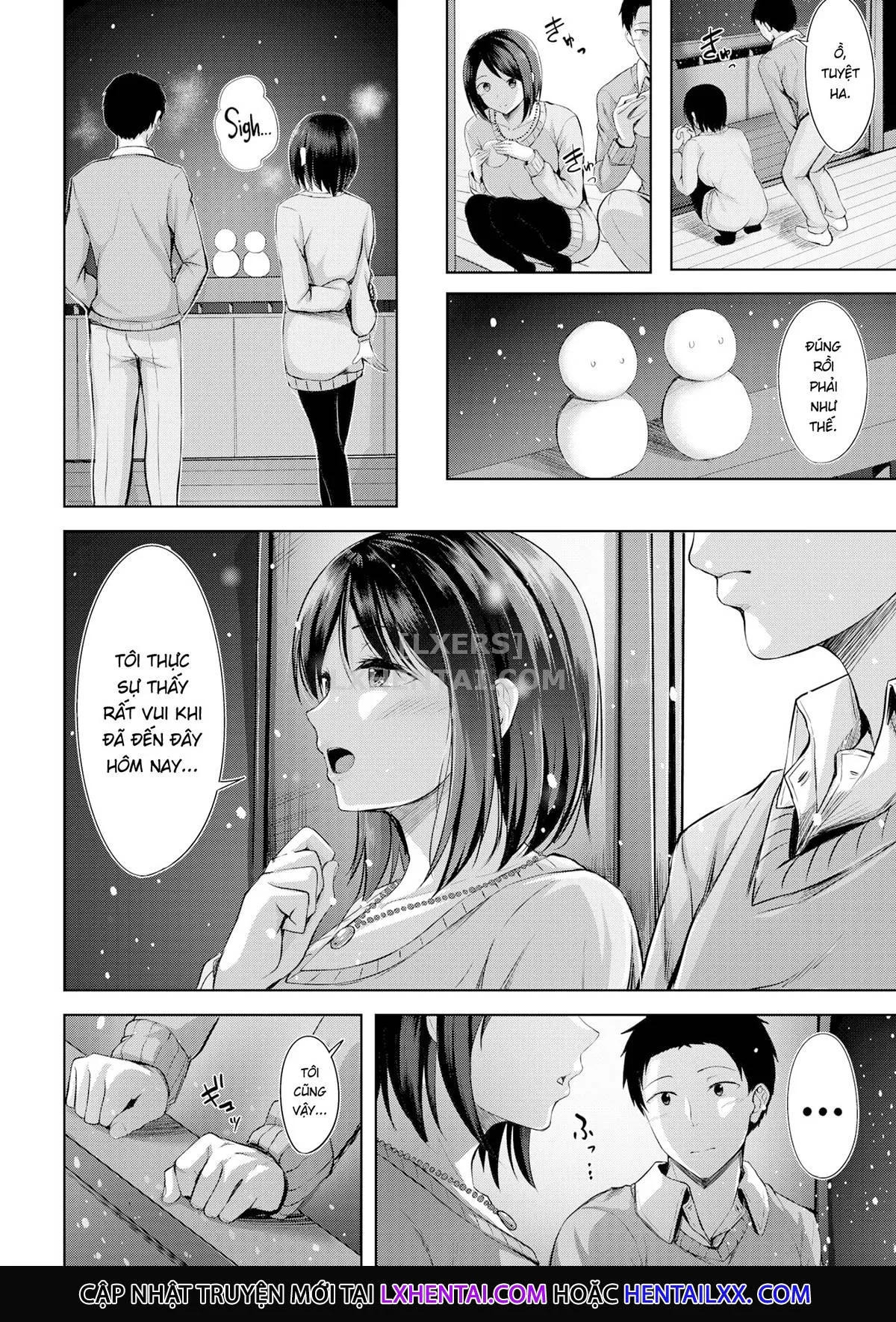 HentaiVN.net - Ảnh 9 - Snowfall Love [Comic Kairakuten BEAST 2021-02] - Chap 1
