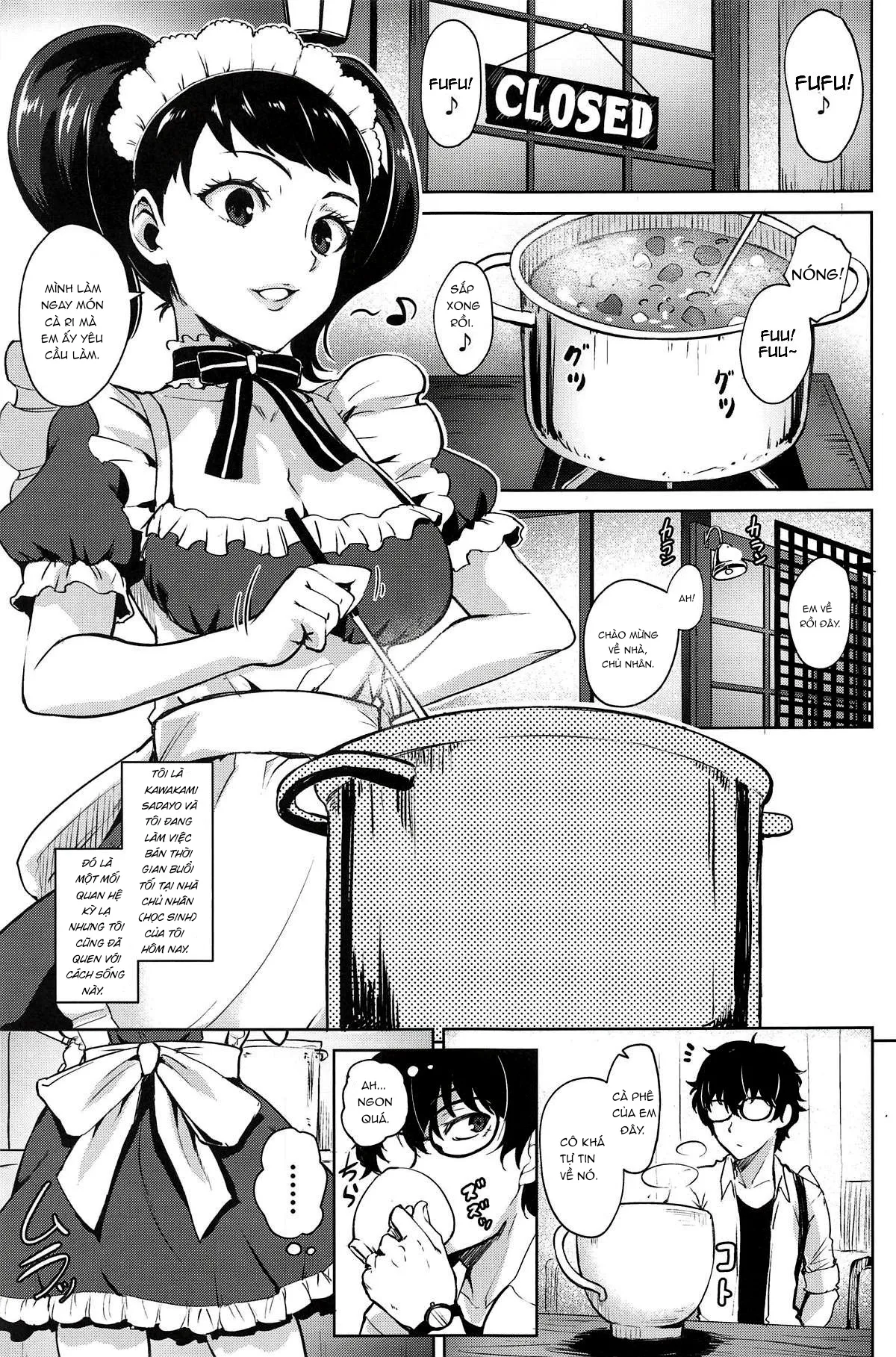 HentaiVN.net - Ảnh 1 - Kawakami no Mae de wa Sessei Dekinai Setsu - Chap 1