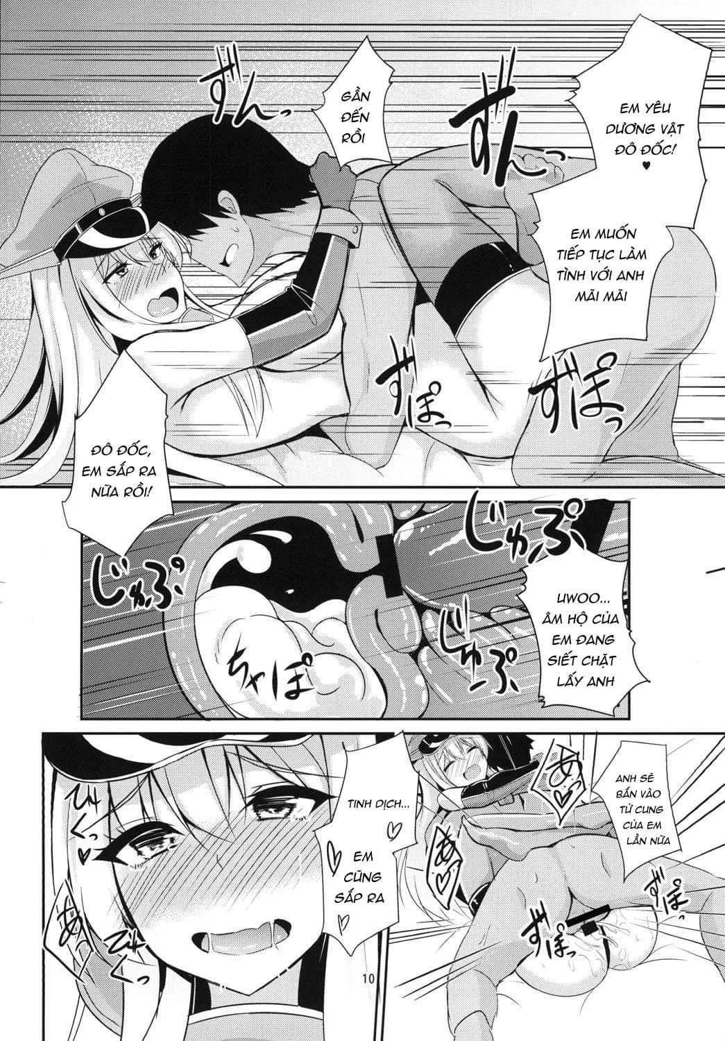 HentaiVN.net - Ảnh 12 - Bismarck wa Teitoku ni Taberareru. (Kantai Collection -KanColle-) [ビスマルクは提督に食べられる。 (艦隊これくしょん -艦これ-)] - Chap 1