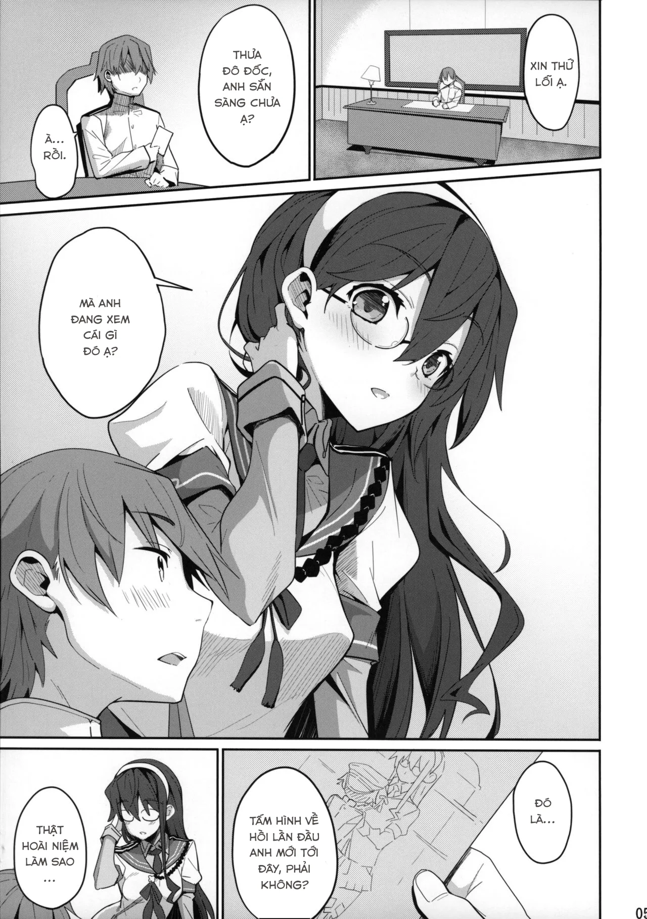 HentaiVN.net - Ảnh 5 - Hishokan Wa Ooyodo-San - Ni (Kantai Collection) [The Secretary Ship is Ooyodo -Two-] - Chap 1