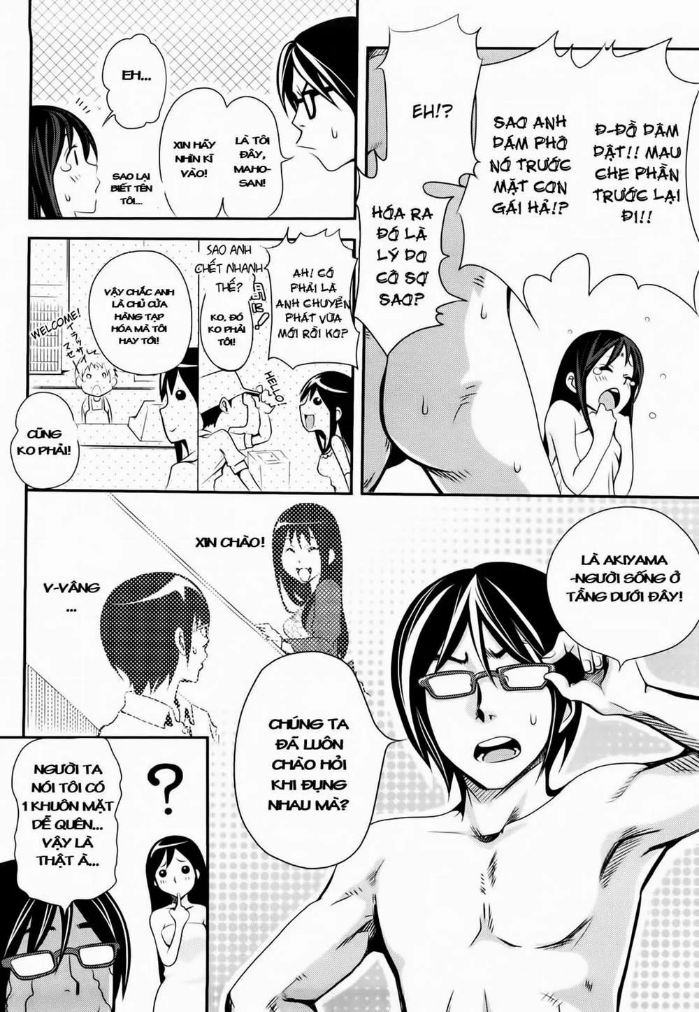 HentaiVN.net - Ảnh 5 - Akiyama-San From The Bathroom - Chap 1
