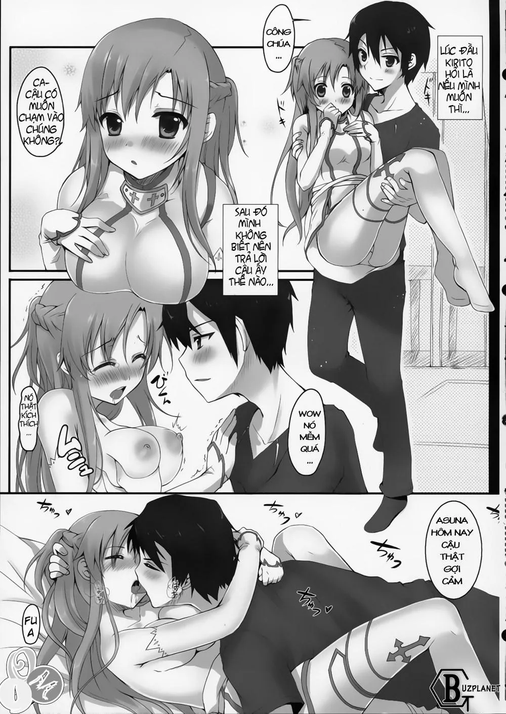 HentaiVN.net - Ảnh 5 - Onnanoko No Himitsubanashi (Sword Art Online) - Chap 1