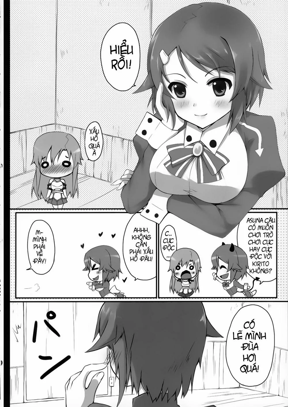 HentaiVN.net - Ảnh 8 - Onnanoko No Himitsubanashi (Sword Art Online) - Chap 1