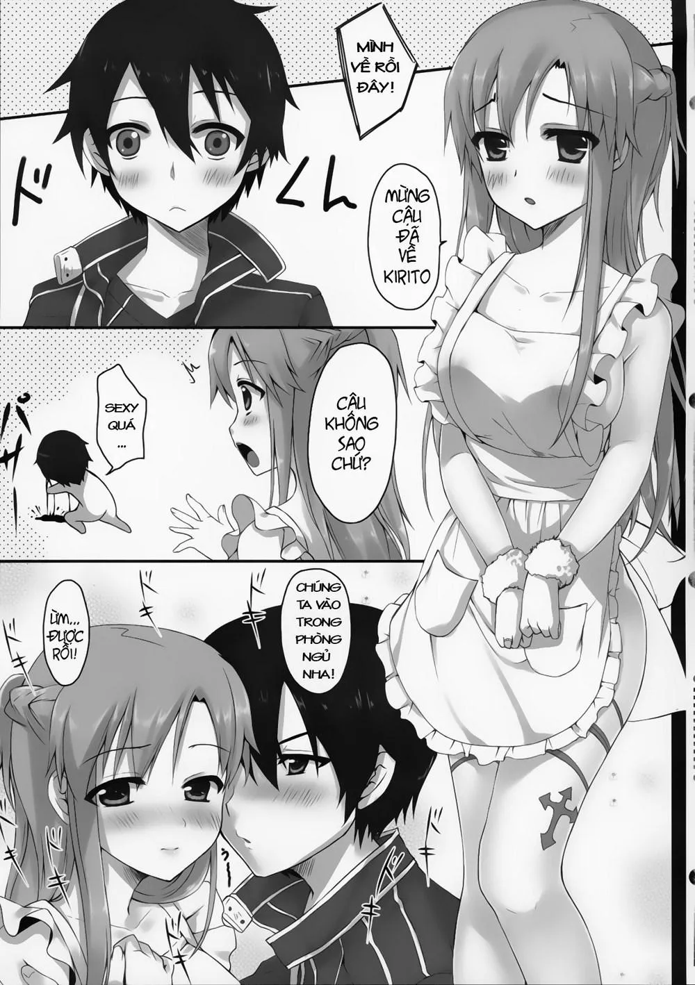 HentaiVN.net - Ảnh 9 - Onnanoko No Himitsubanashi (Sword Art Online) - Chap 1