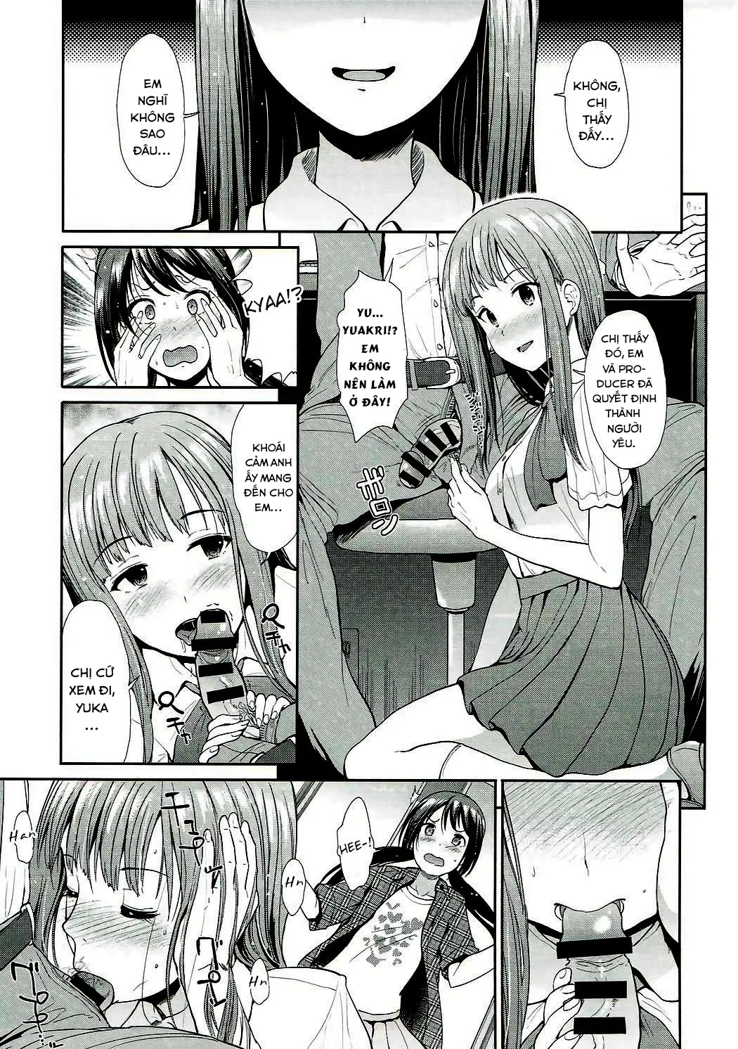 HentaiVN.net - Ảnh 9 - Daraku no Yuri Etsuraku no Sono (THE IDOLM@STER CINDERELLA GIRLS) - Chap 1