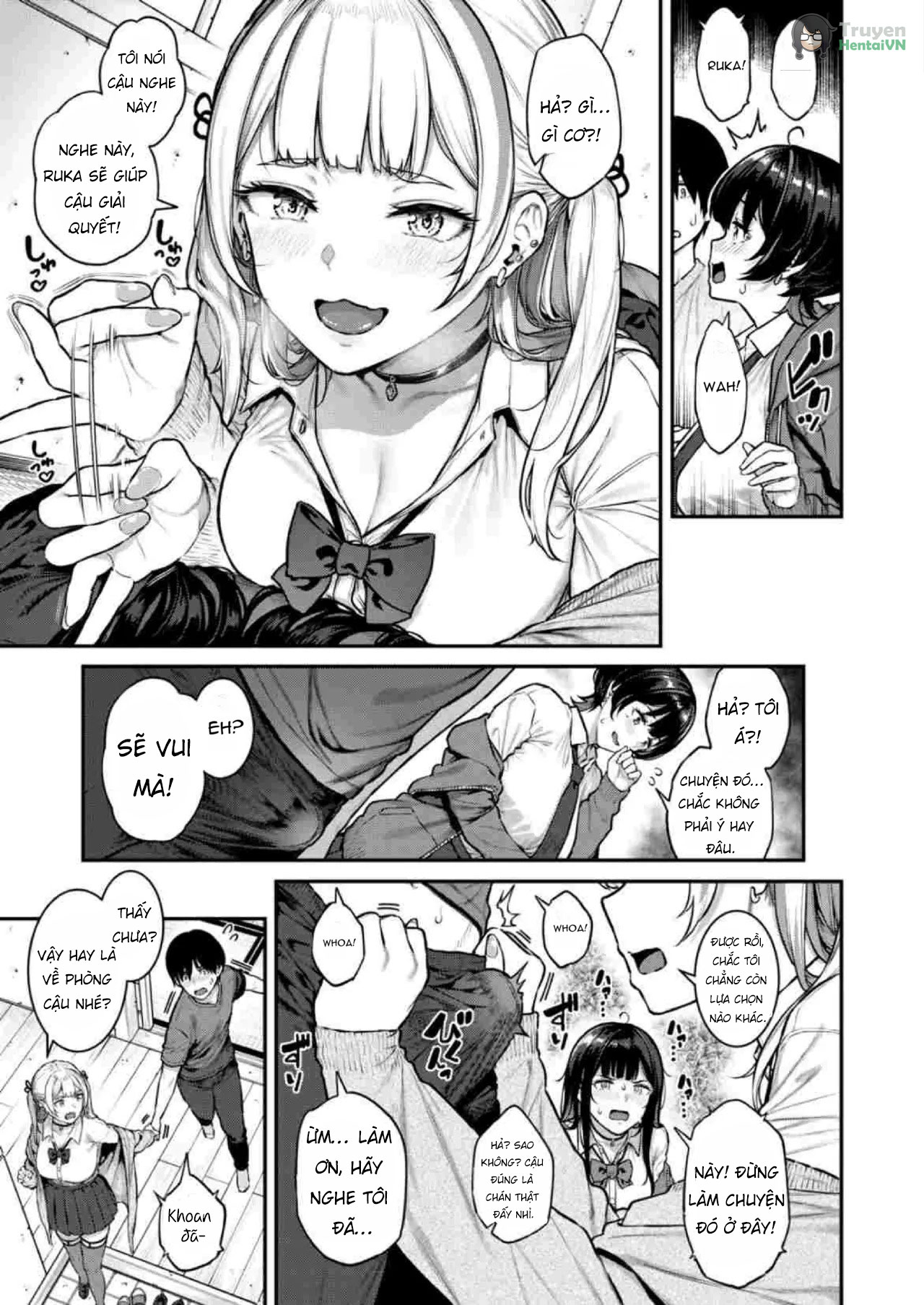 HentaiVN.net - Ảnh 11 - Ippatsu Nuitekureru Basaki no Gal - Chap 1