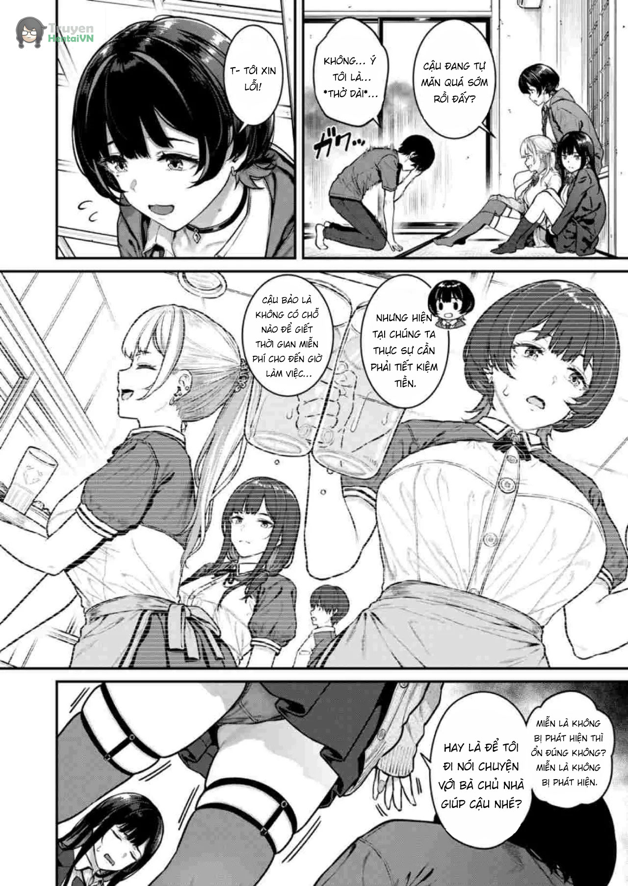 HentaiVN.net - Ảnh 6 - Ippatsu Nuitekureru Basaki no Gal - Chap 1