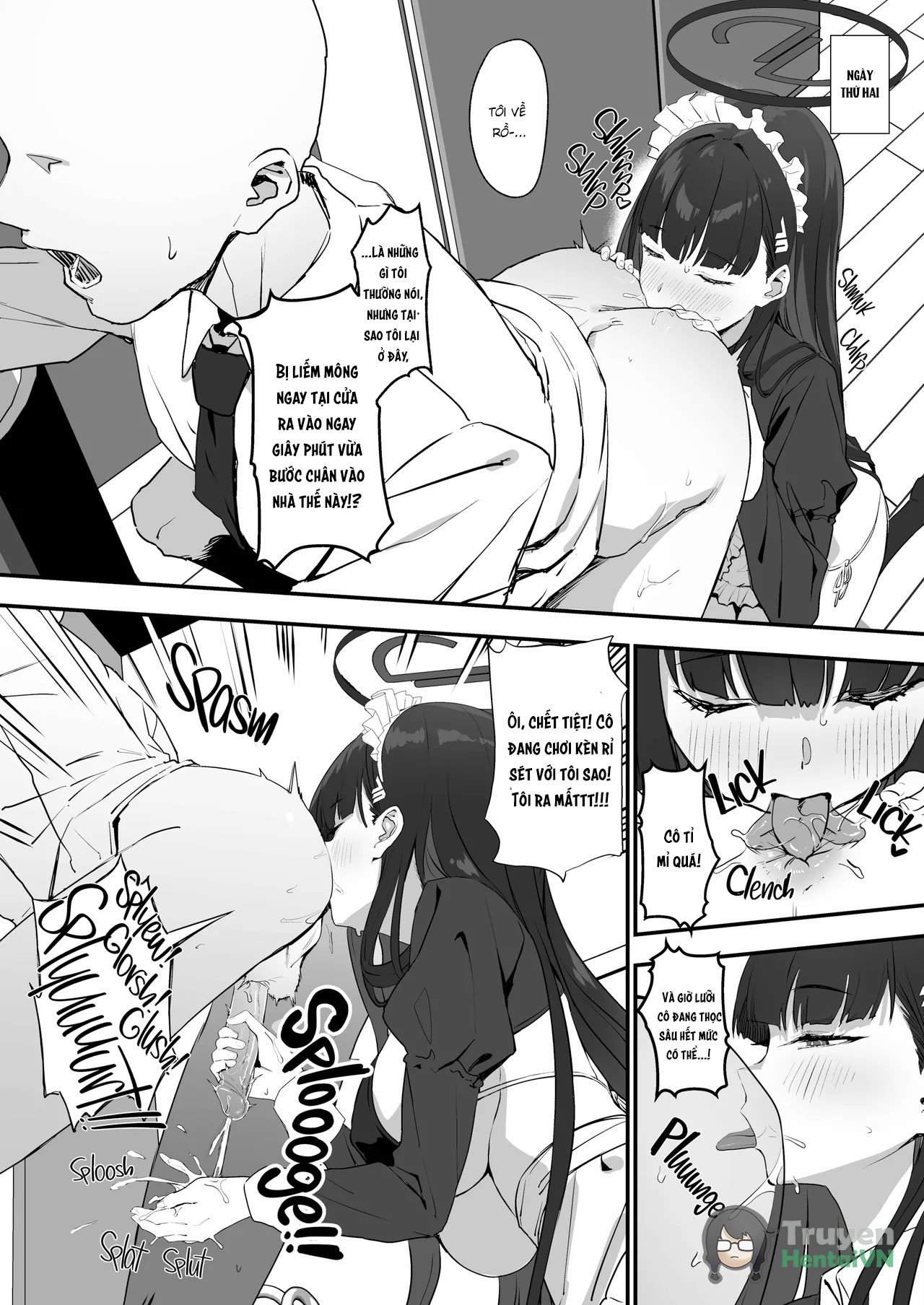 HentaiVN.net - Ảnh 15 - Tsukatsuki Rio no Maid Seikatsu (Blue Archive) - Chap 1