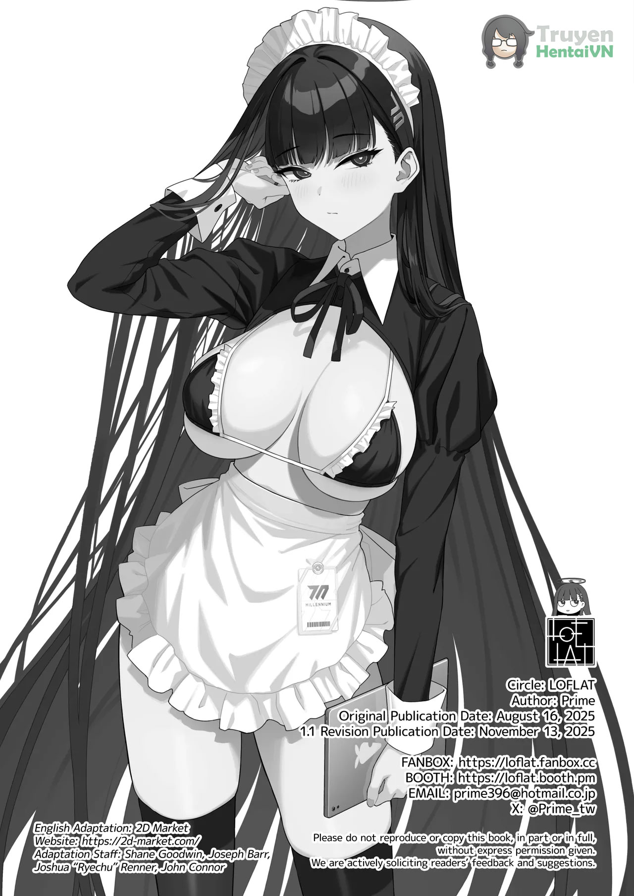 HentaiVN.net - Ảnh 28 - Tsukatsuki Rio no Maid Seikatsu (Blue Archive) - Chap 1