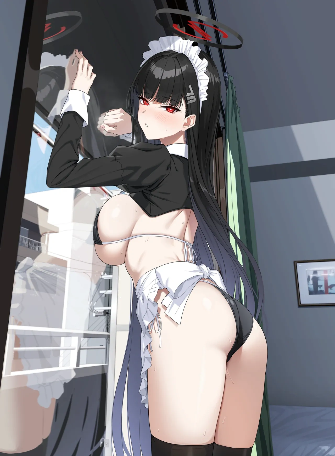 HentaiVN.net - Ảnh 30 - Tsukatsuki Rio no Maid Seikatsu (Blue Archive) - Chap 1