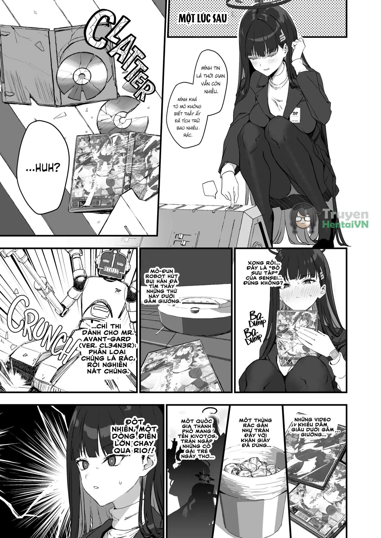 HentaiVN.net - Ảnh 8 - Tsukatsuki Rio no Maid Seikatsu (Blue Archive) - Chap 1