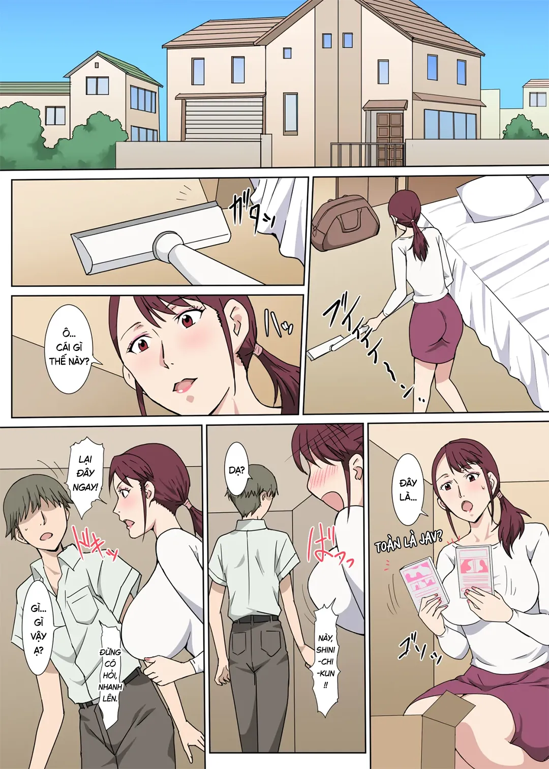 HentaiVN.net - Ảnh 10 - Người dì nghiêm túc đã phục tùng hoàn toàn nhờ tình dục - Chap 1