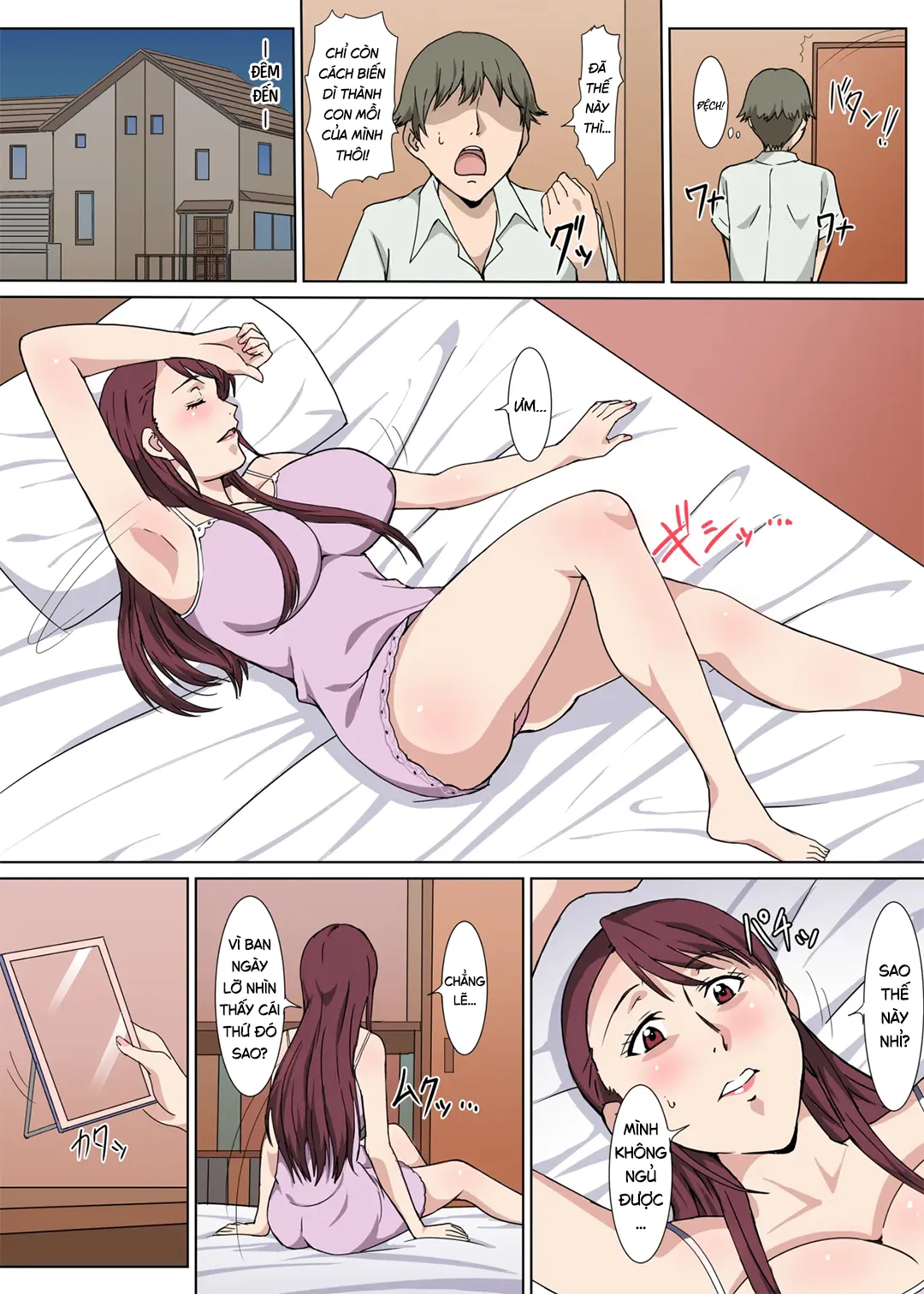 HentaiVN.net - Ảnh 12 - Người dì nghiêm túc đã phục tùng hoàn toàn nhờ tình dục - Chap 1