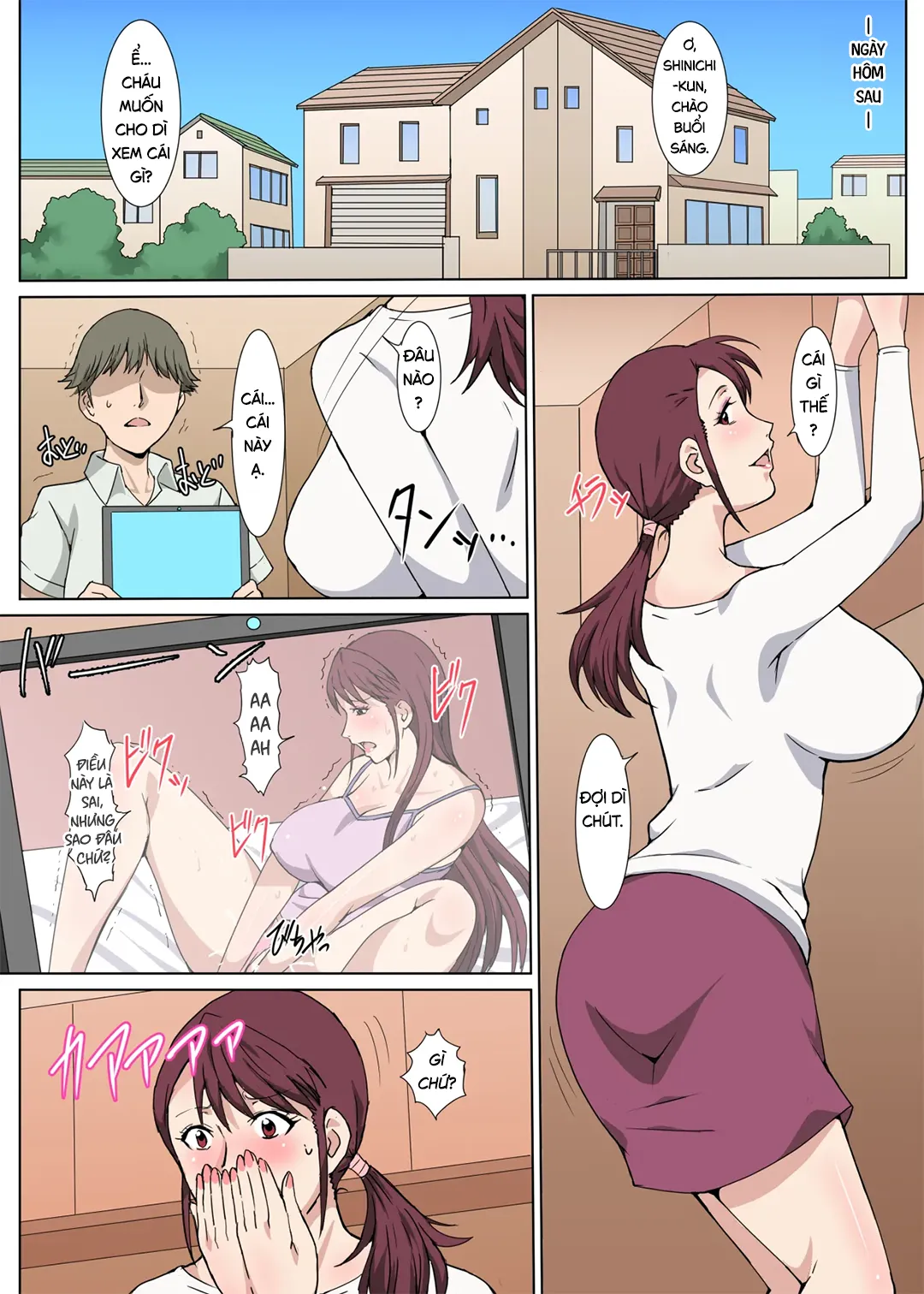 HentaiVN.net - Ảnh 15 - Người dì nghiêm túc đã phục tùng hoàn toàn nhờ tình dục - Chap 1
