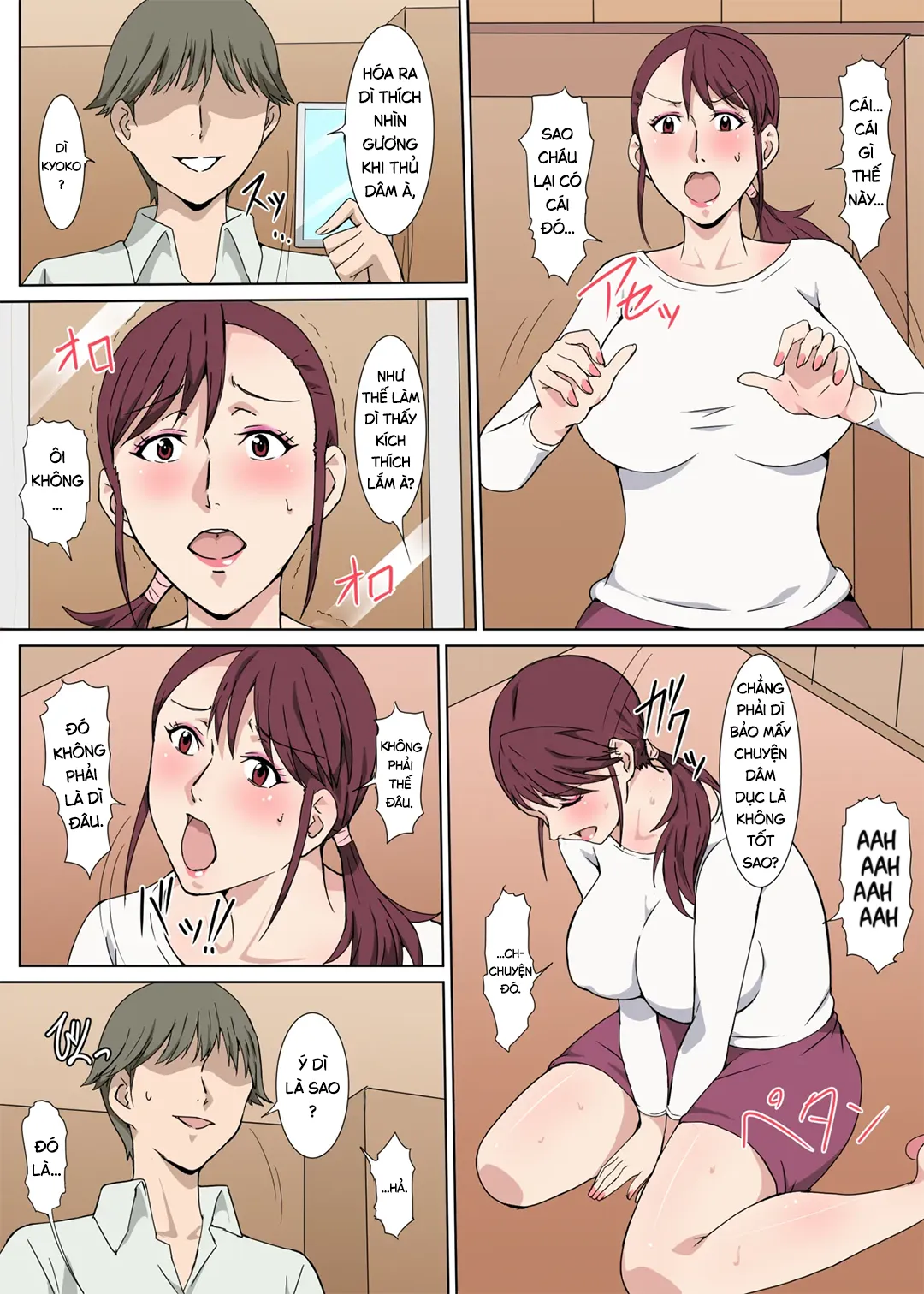 HentaiVN.net - Ảnh 16 - Người dì nghiêm túc đã phục tùng hoàn toàn nhờ tình dục - Chap 1