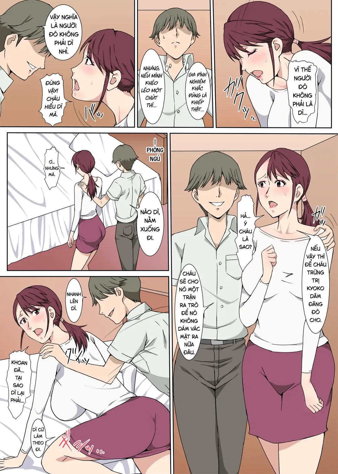 HentaiVN.net - Ảnh 18 - Người dì nghiêm túc đã phục tùng hoàn toàn nhờ tình dục - Chap 1