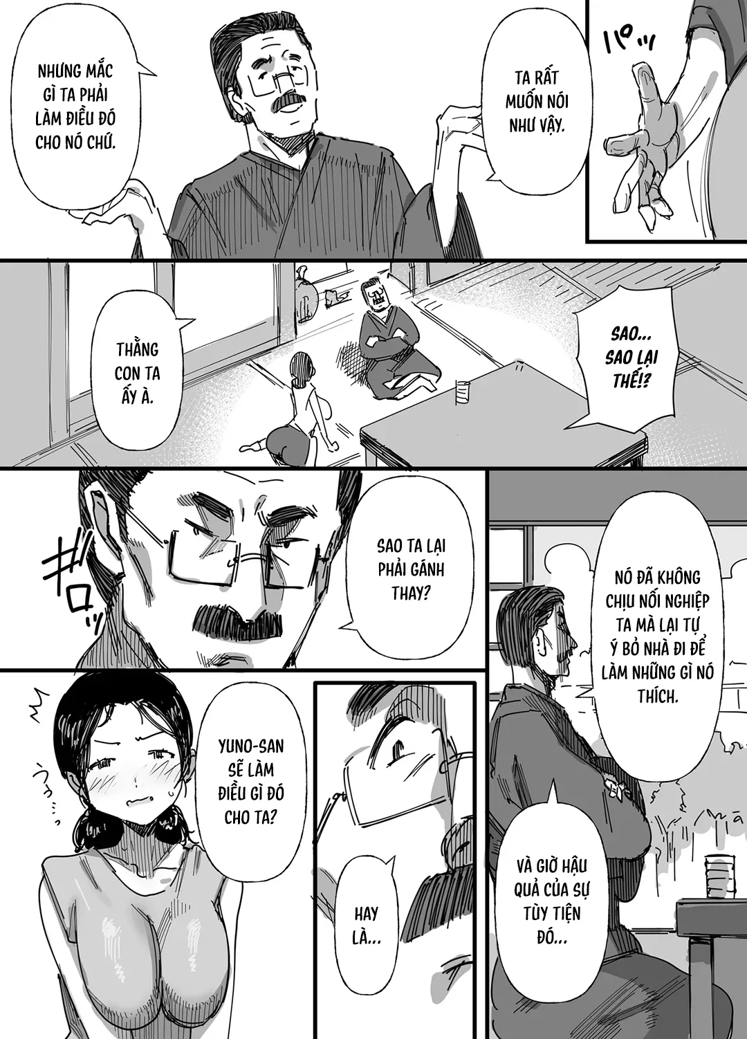 HentaiVN.net - Ảnh 10 - Vợ bán thân cho cha chồng - Chap 1