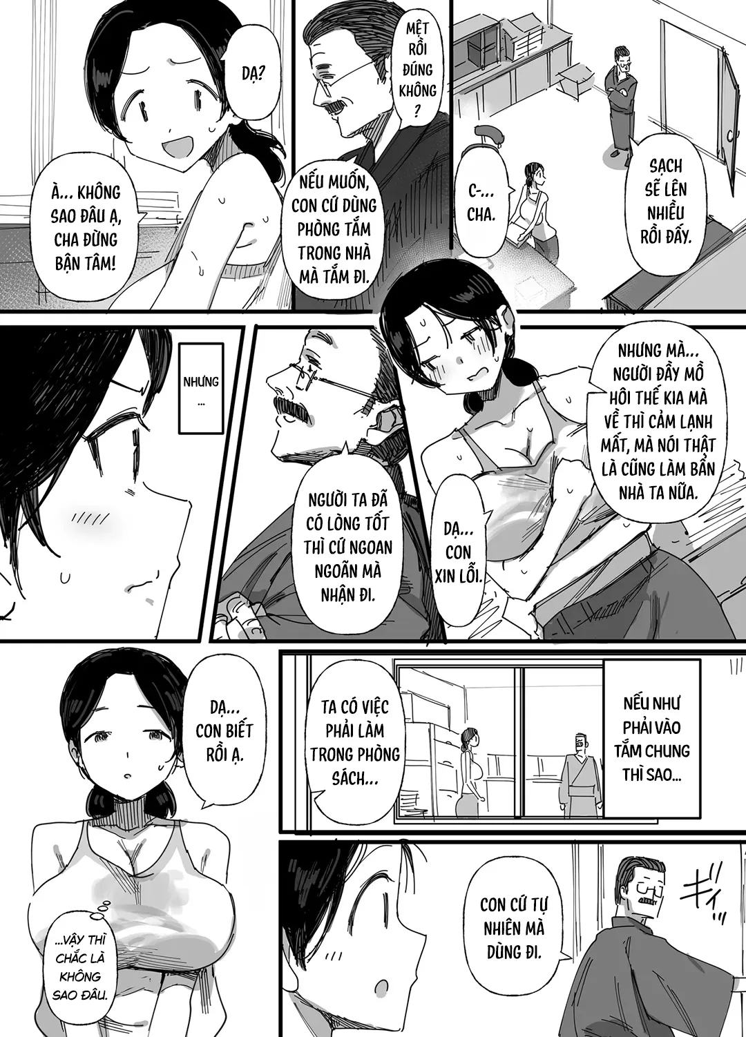 HentaiVN.net - Ảnh 20 - Vợ bán thân cho cha chồng - Chap 1