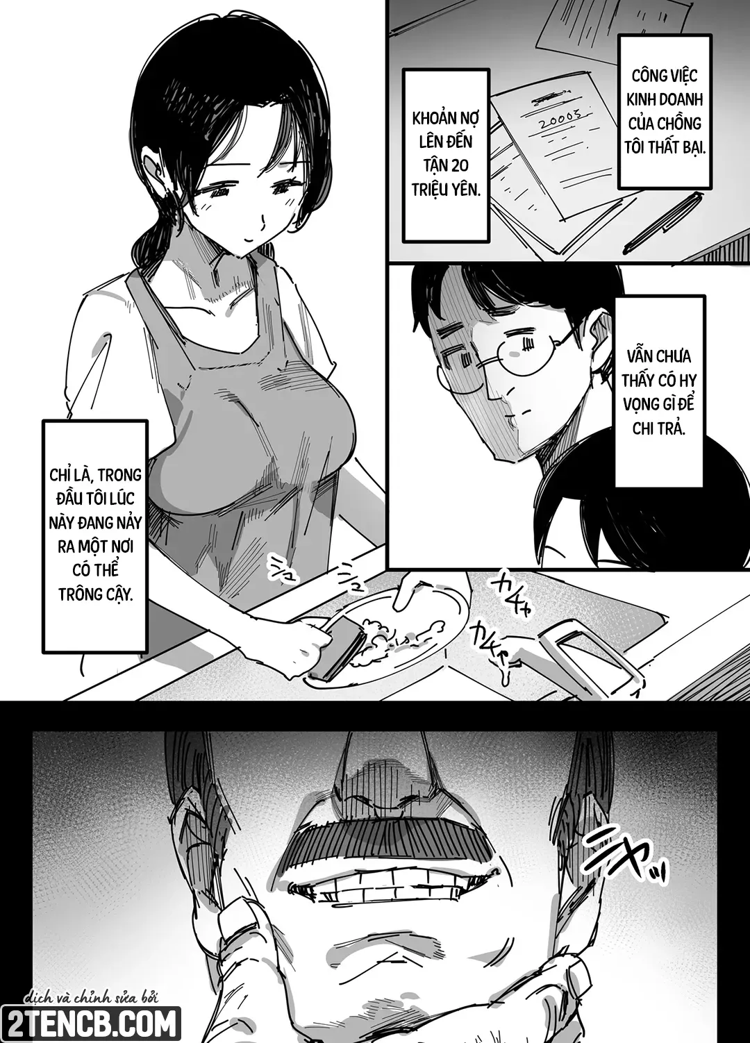 HentaiVN.net - Ảnh 3 - Vợ bán thân cho cha chồng - Chap 1