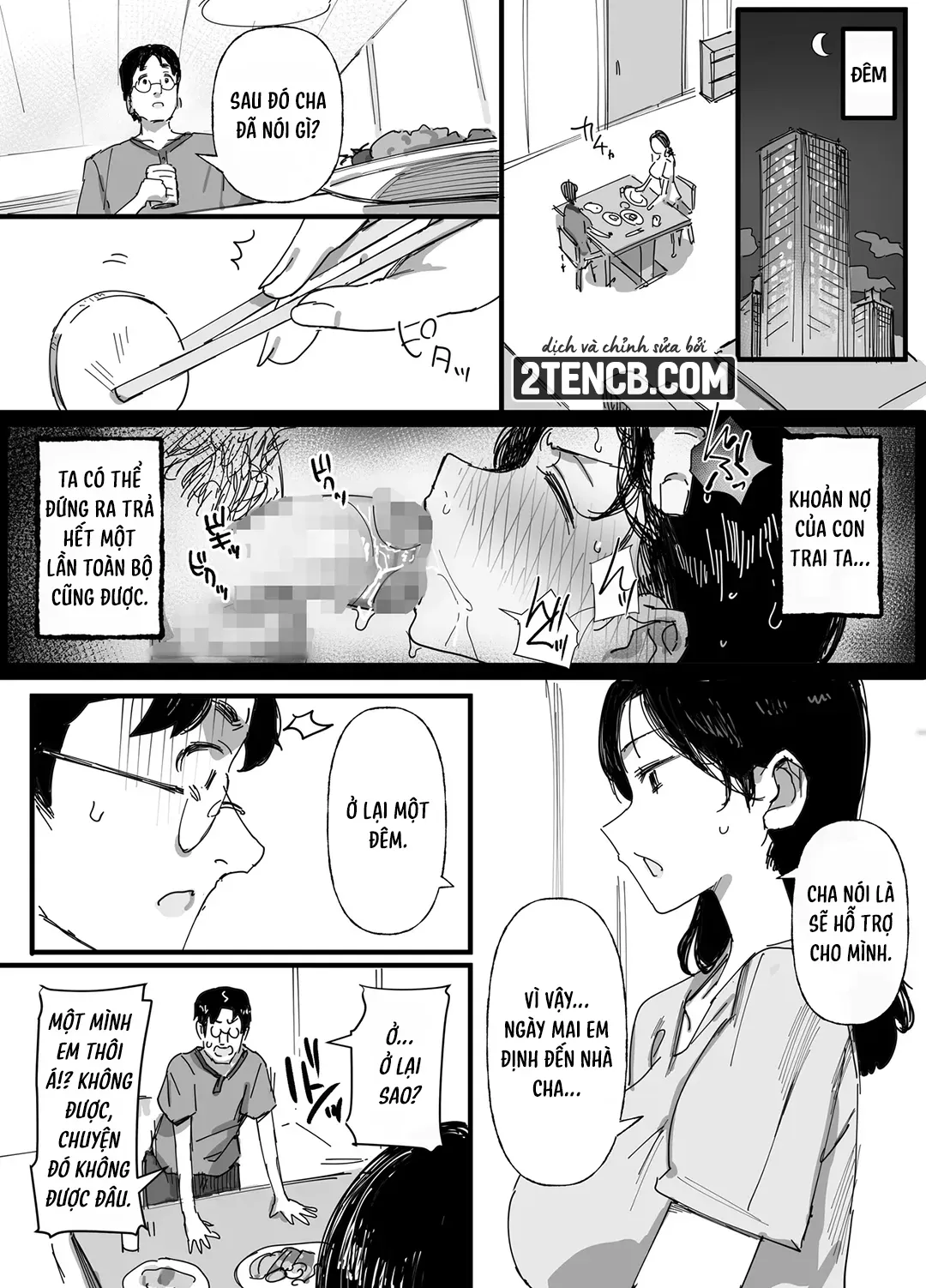 HentaiVN.net - Ảnh 33 - Vợ bán thân cho cha chồng - Chap 1