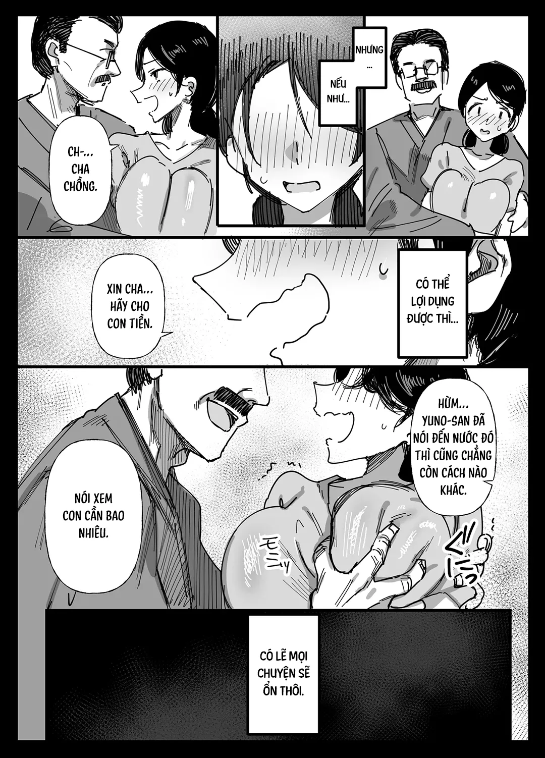 HentaiVN.net - Ảnh 5 - Vợ bán thân cho cha chồng - Chap 1