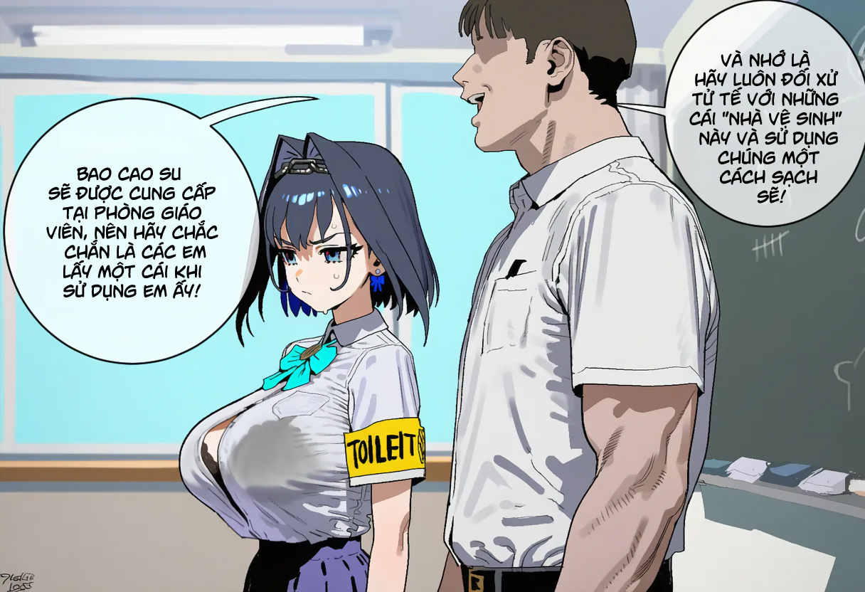 HentaiVN.net - Ảnh 12 - Nghĩa vụ bồn cầu - Chap 1