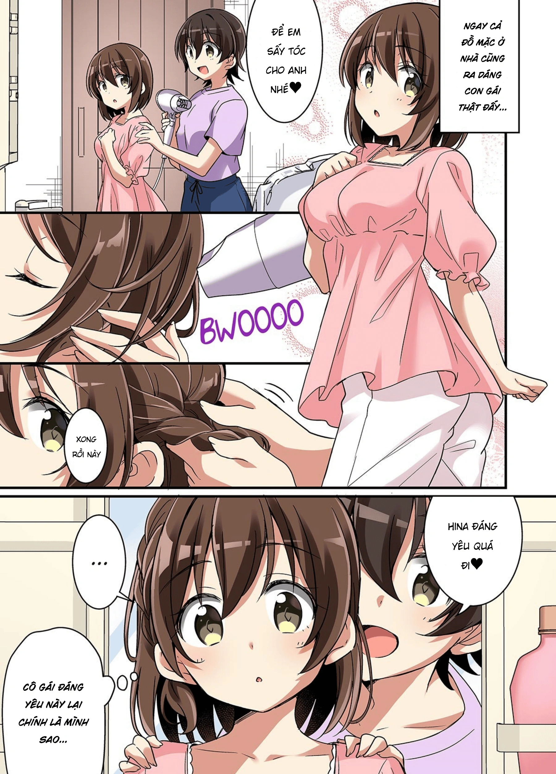 HentaiVN.net - Ảnh 38 - Biến Thành Em Gái Của Em Gái Tôi~ - Chap 1