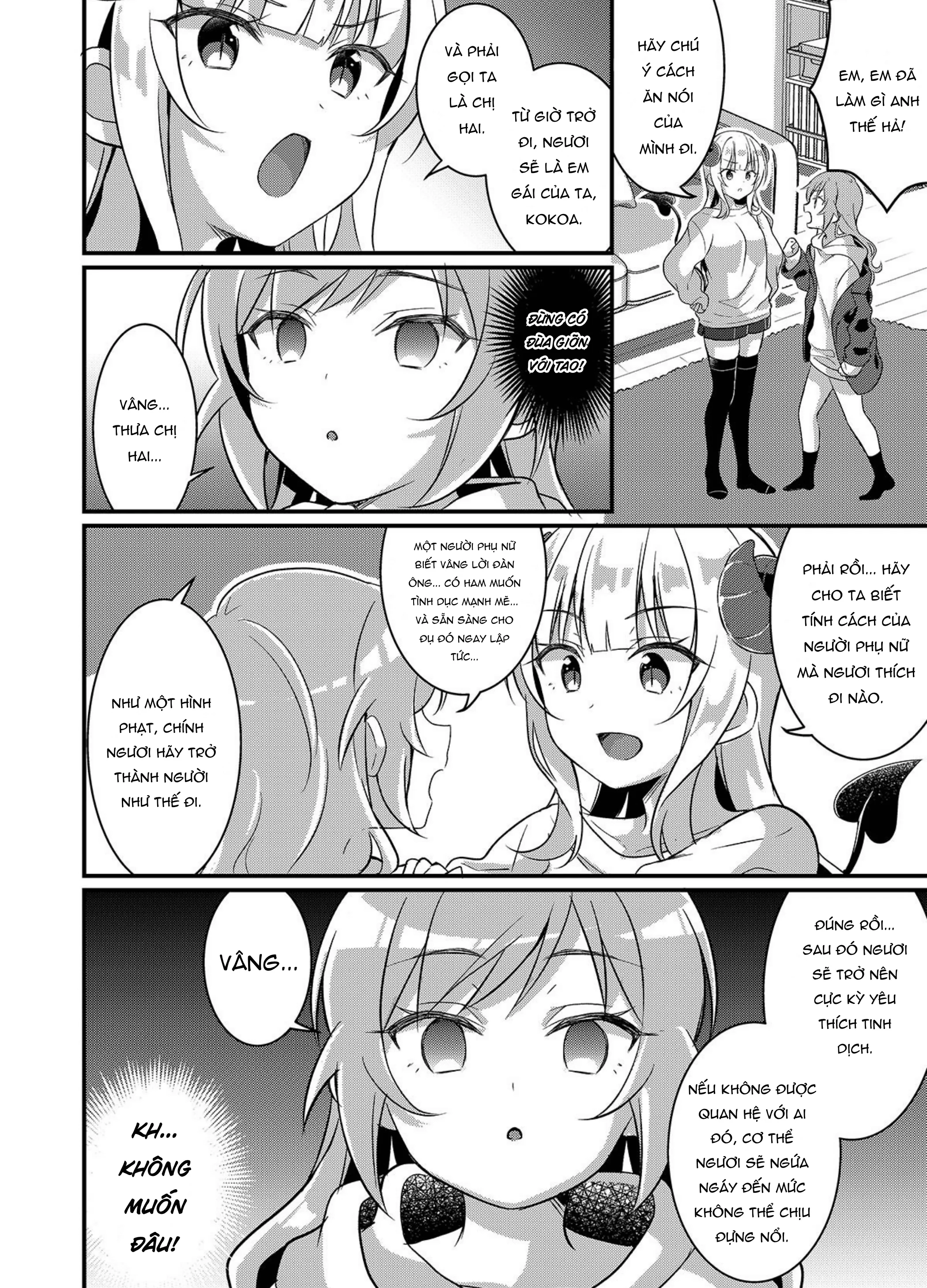 HentaiVN.net - Ảnh 19 - Biến Thành Em Gái Của Em Gái Tôi~ - Chap 2