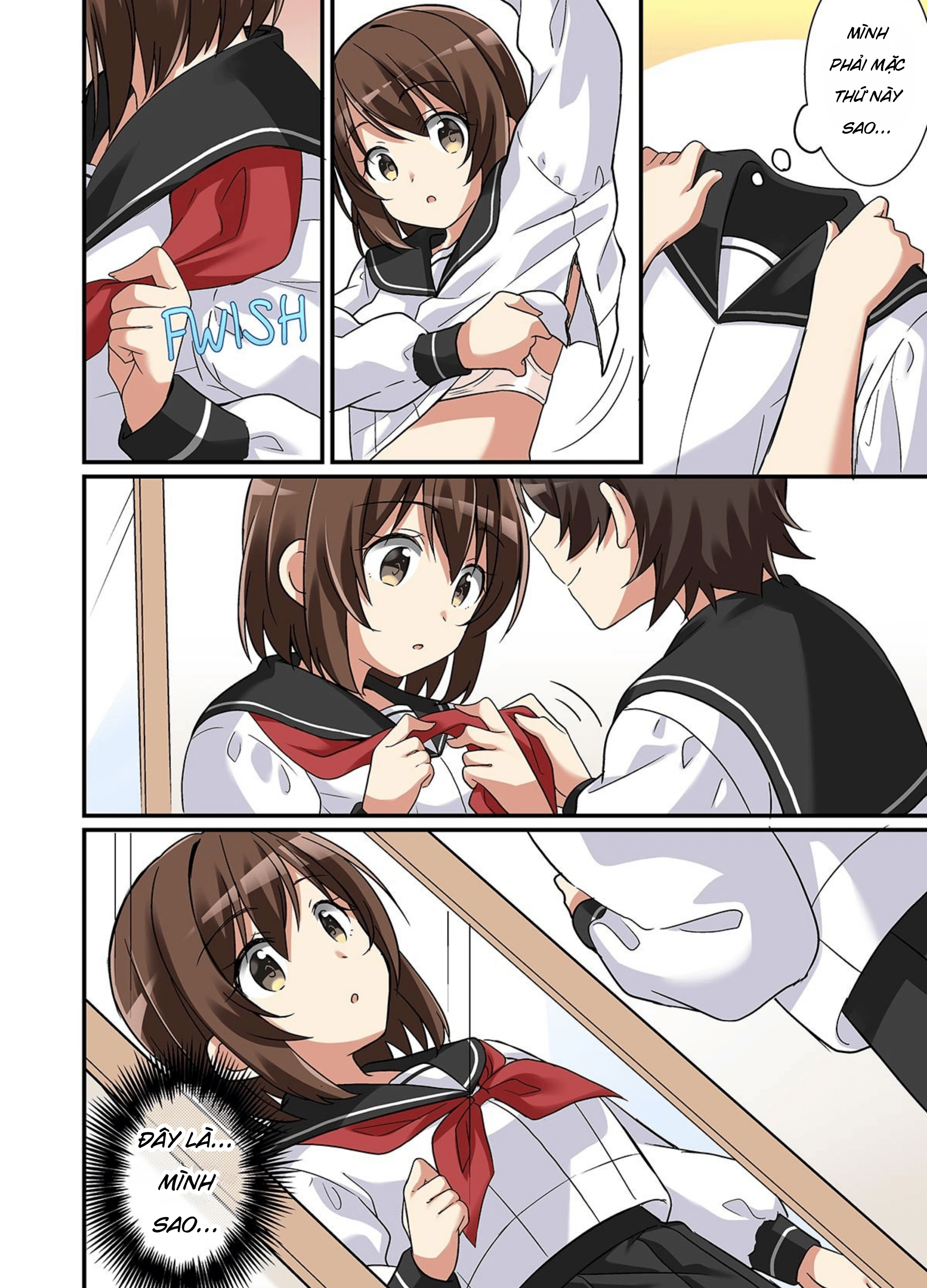 HentaiVN.net - Ảnh 3 - Biến Thành Em Gái Của Em Gái Tôi~ - Chap 2