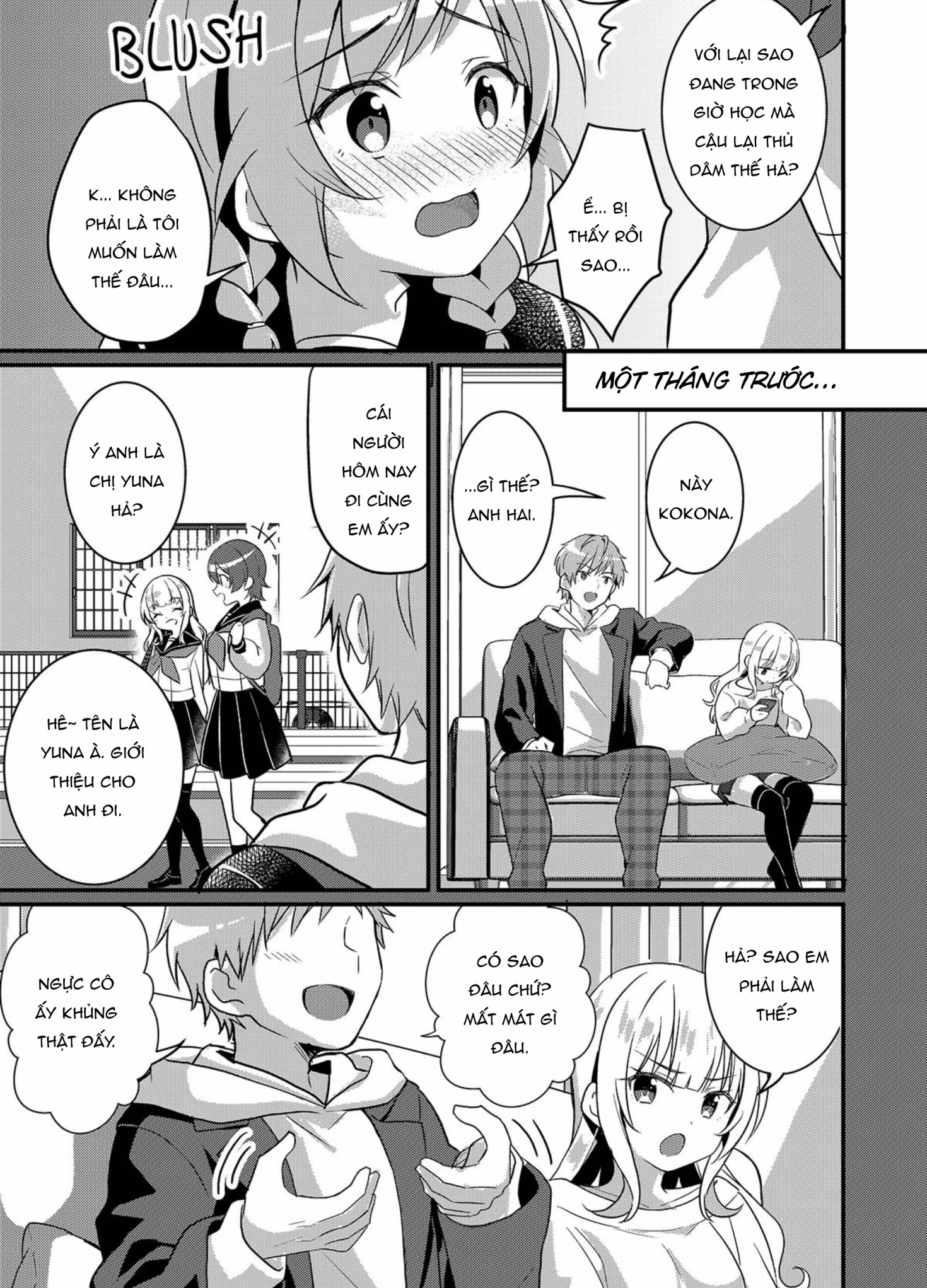 HentaiVN.net - Ảnh 10 - Biến Thành Em Gái Của Em Gái Tôi~ - Chap 2