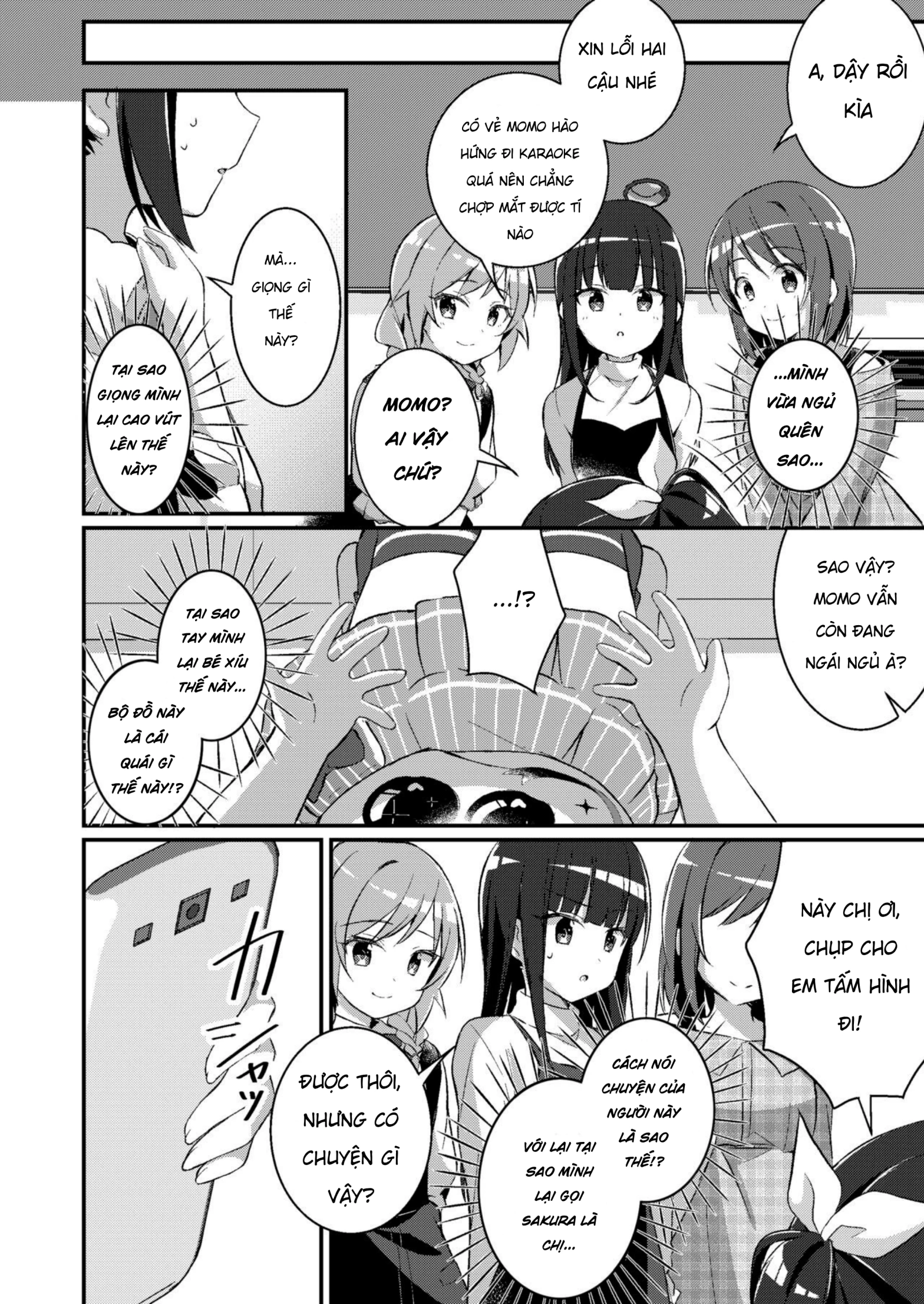 HentaiVN.net - Ảnh 31 - Biến Thành Em Gái Của Em Gái Tôi~ - Chap 3