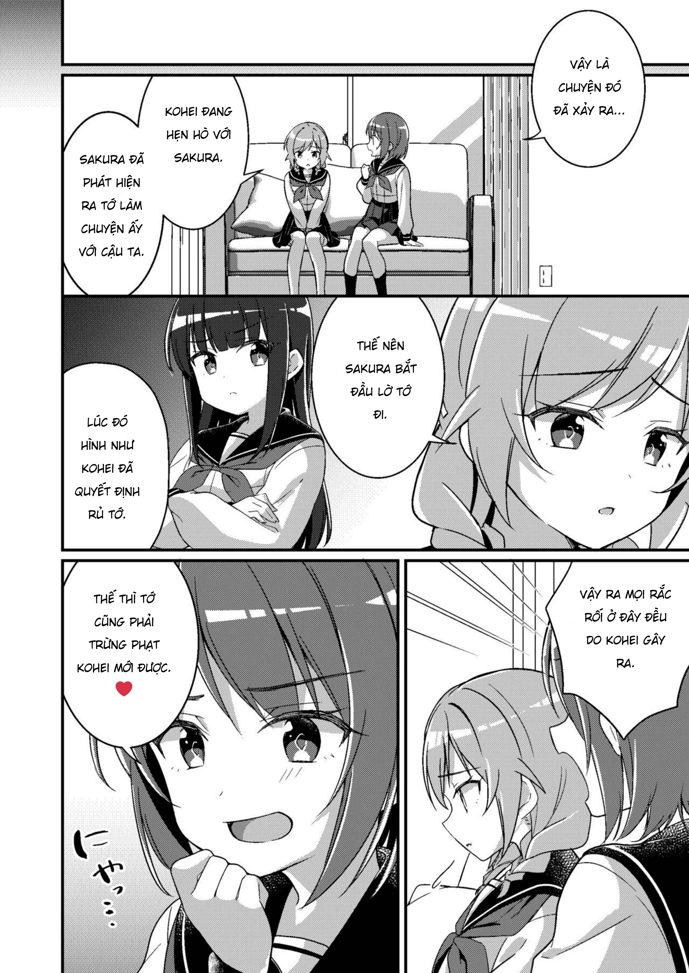 HentaiVN.net - Ảnh 9 - Biến Thành Em Gái Của Em Gái Tôi~ - Chap 3