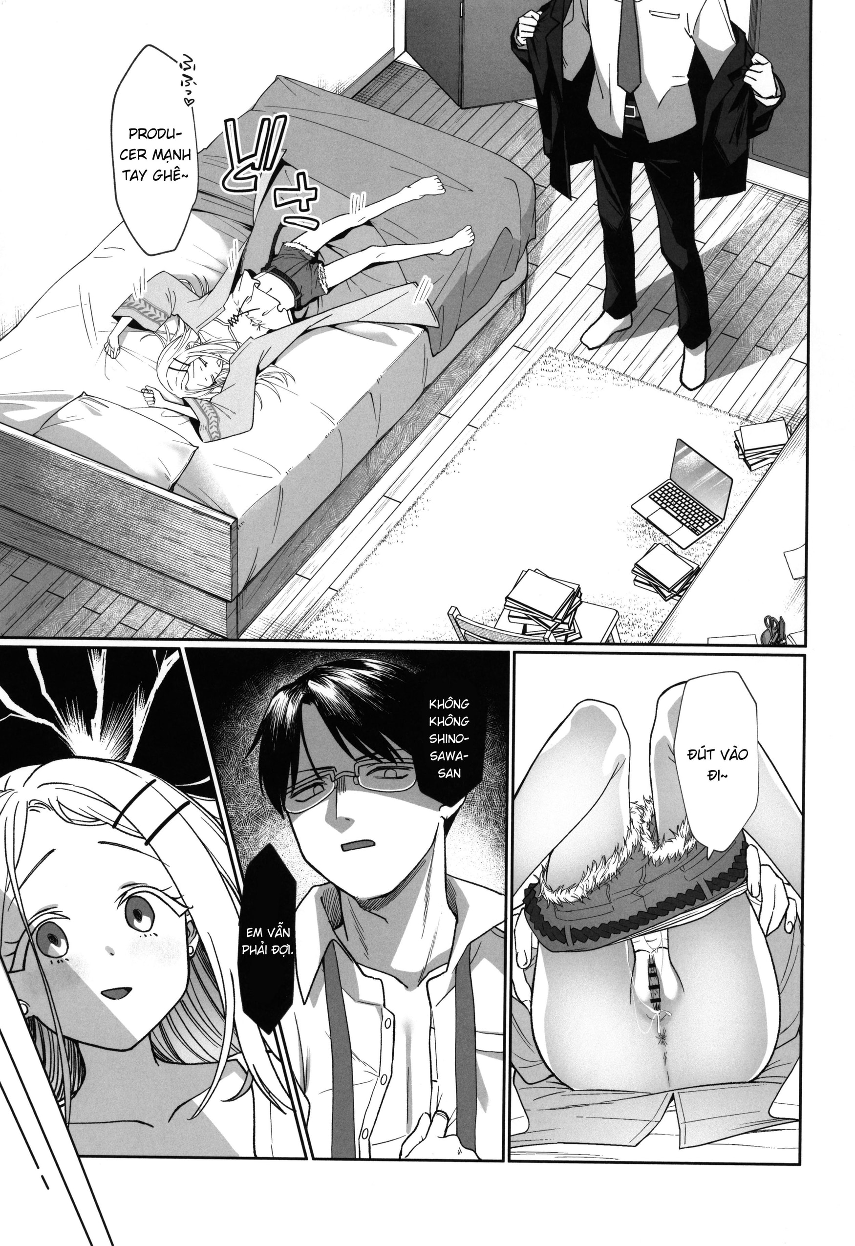HentaiVN.net - Ảnh 16 - Aserasarete Kogareru - Chap 1